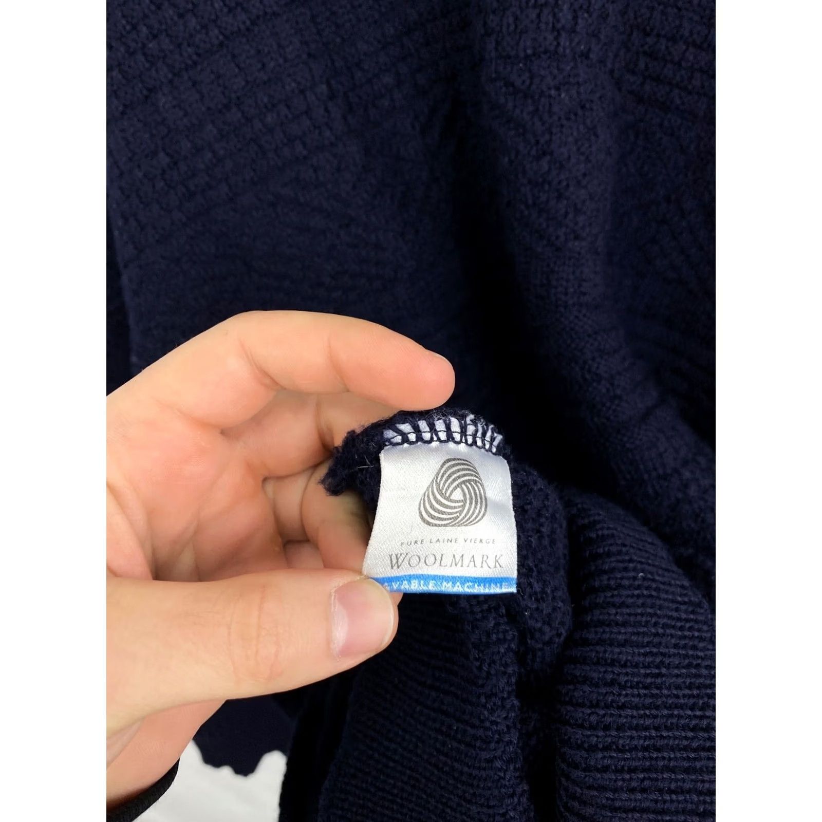 Lacoste VINTAGE Lacoste Sweater 90s Wool Knit XL Blue Cardigan France Mens Size US XL / EU 56 / 4 - 6 Thumbnail