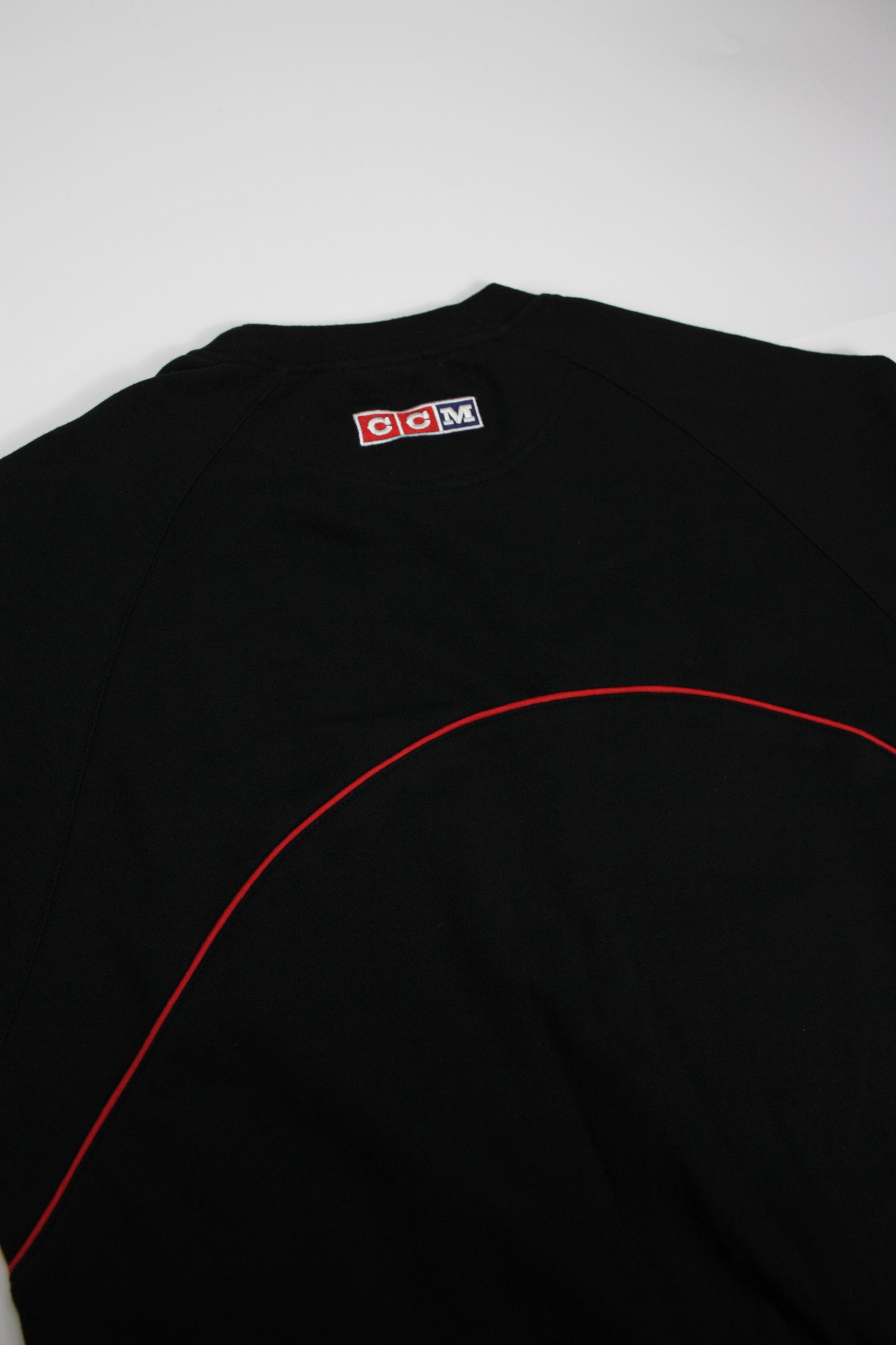 Ccm × NHL × Vintage CCM 90s Vintage Two Tone Hockey Fleece Lined Sweatshirt Size US L / EU 52-54 / 3 - 4 Thumbnail