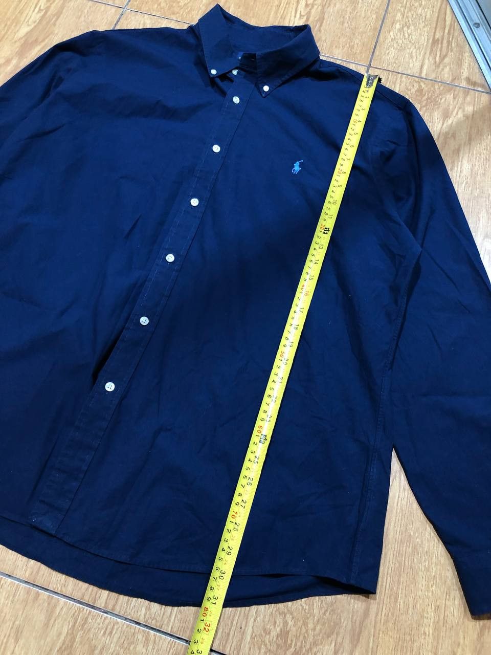 Polo Ralph Lauren Custom Fit Blue Shirt Logo Polo Ralph Lauren Size US XXL / EU 58 / 5 - 8 Thumbnail