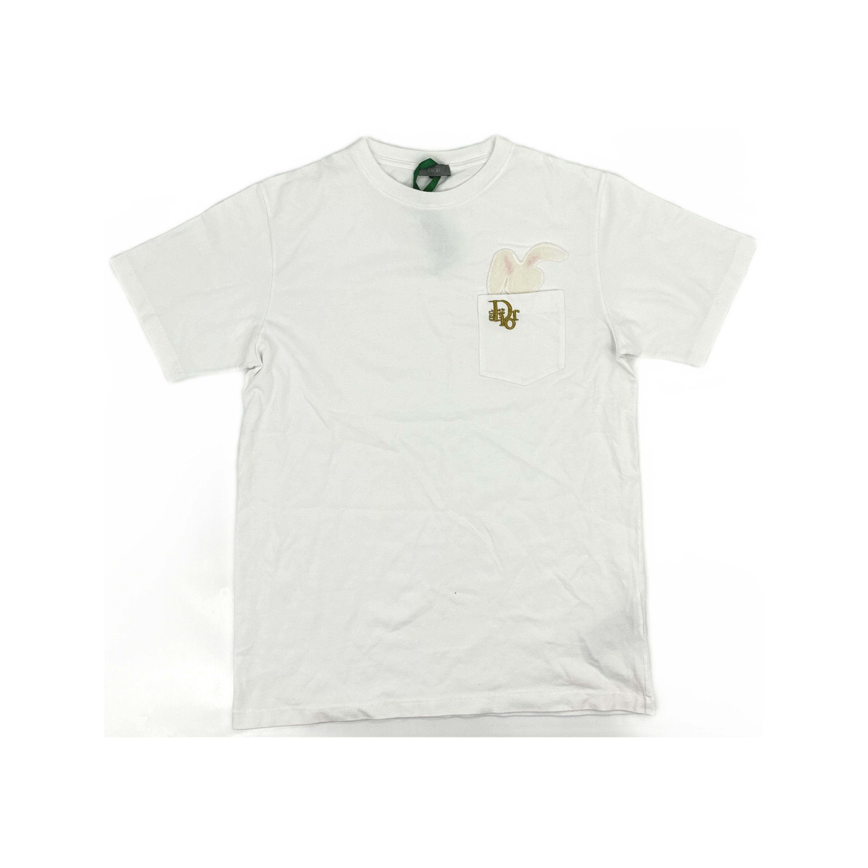 Dior Dior x ERL Bunny Embroidery Pocket T-Shirt White S Size US S / EU 44-46 / 1 - 1 Thumbnail