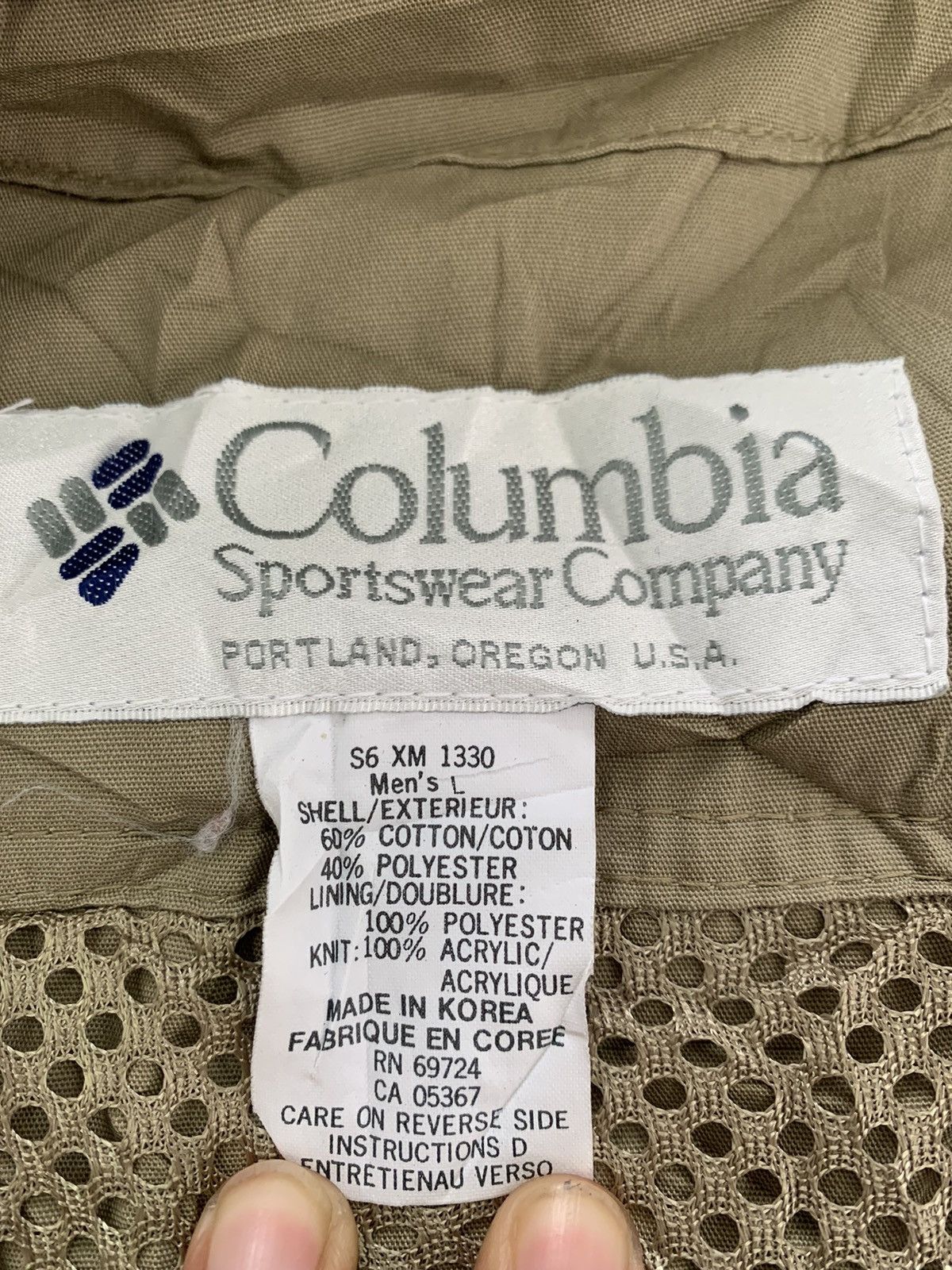 Columbia Columbia Tactical Cargo Multipockets Style Vest Size US L / EU 52-54 / 3 - 7 Thumbnail