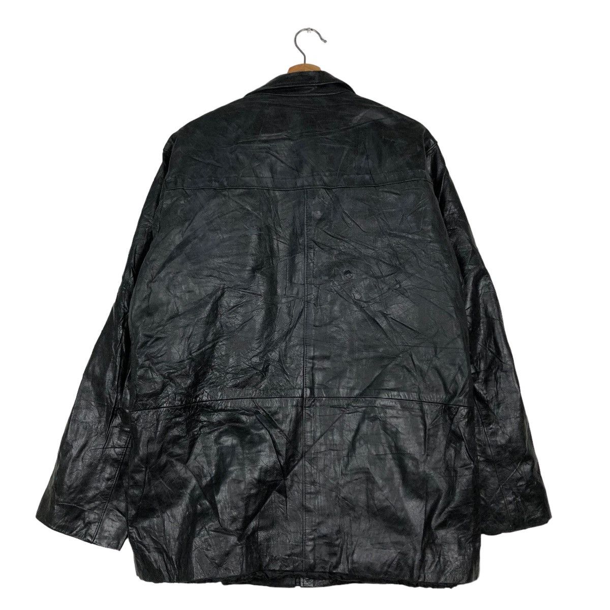 Japanese Brand 🔥Vintage Genuine Leather Jacket Stingi & Stingi Vera Pelle Size US L / EU 52-54 / 3 - 8 Thumbnail