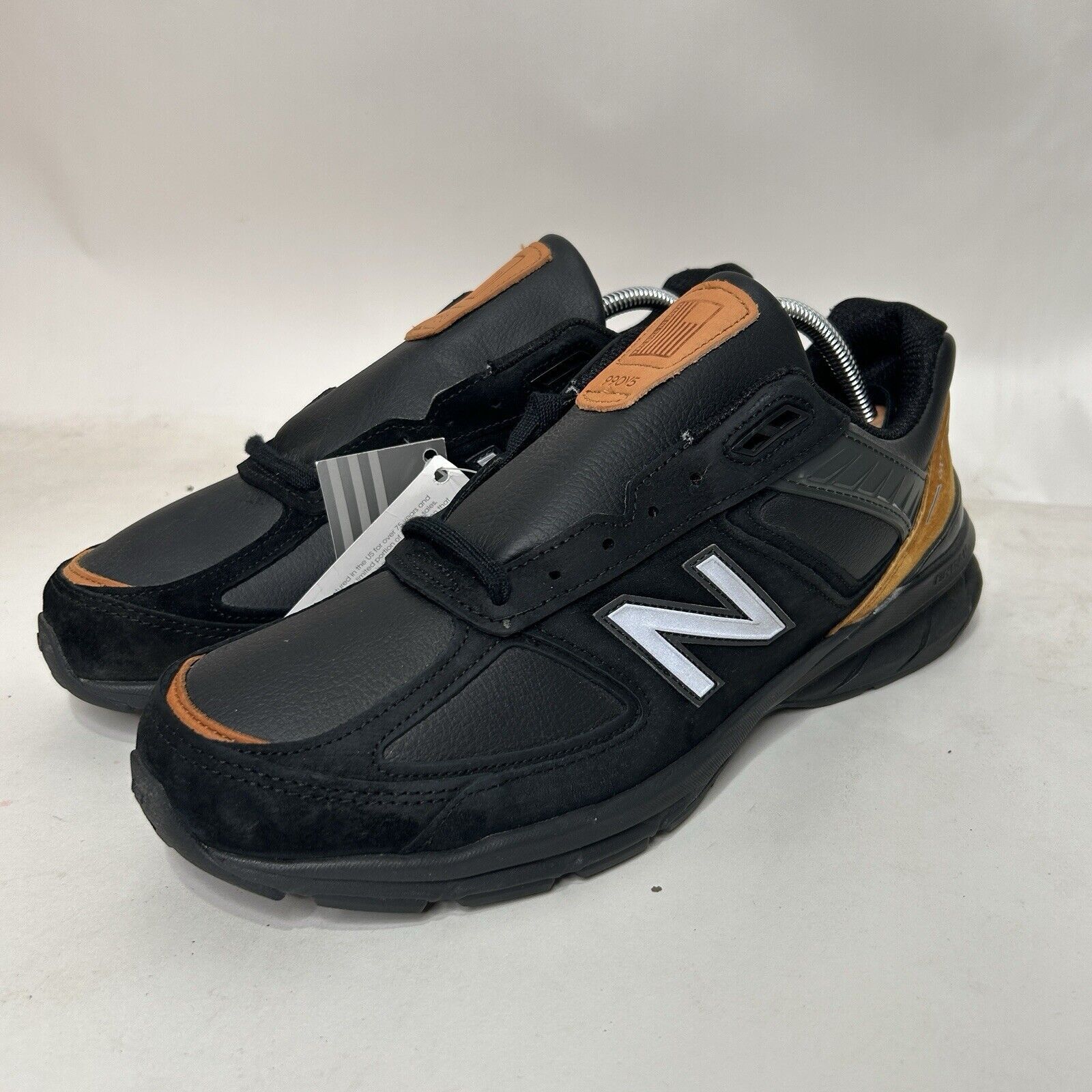 New Balance New Balance Shoes 990v5 Made in USA “Black Tan” 2024 Size US 11 / EU 44 - 3 Thumbnail