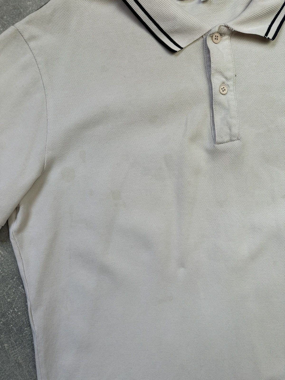 Alexander McQueen Alexander McQueen Polo Small Logo Distressed Size US XL / EU 56 / 4 - 7 Thumbnail