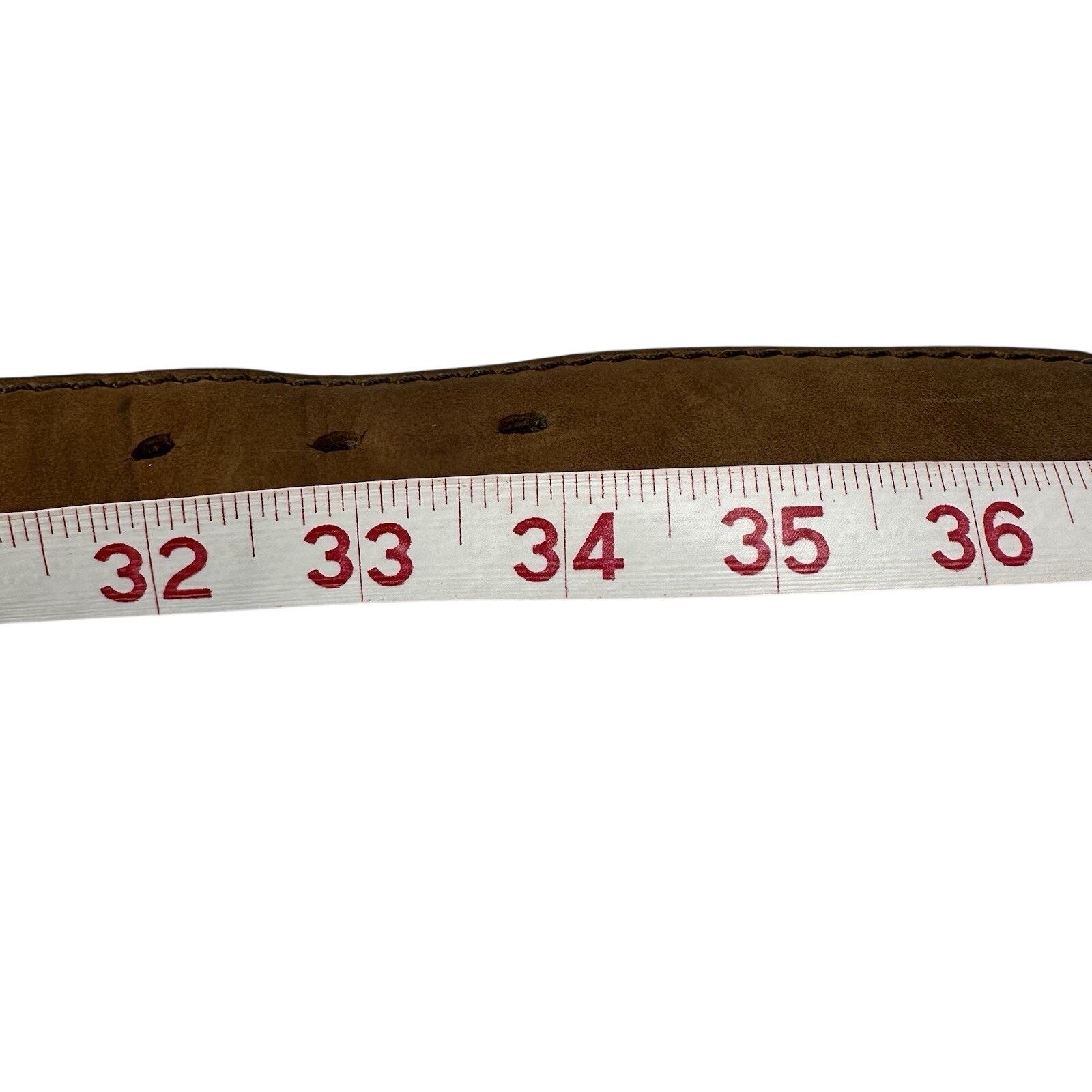 Justin Boots Justin Men's Brown Suede Leather Work Belt 247BD Waist 32 Size 32 - 5 Thumbnail