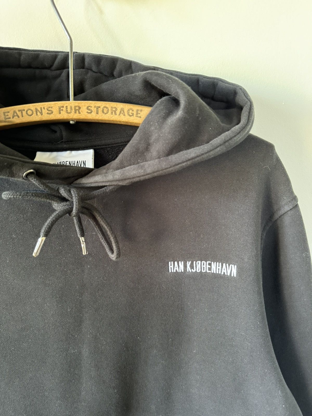 Han Kjobenhavn Han Kjobenhavn Denmark Black Casual Logo Hoodie Size US M / EU 48-50 / 2 - 3 Thumbnail