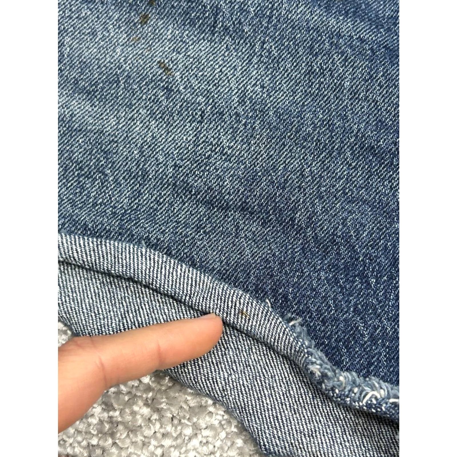 Levi's Levi's 501 Shorts Womens 31 Blue Cut Off Distressed Denim Logo Cotton Frayed Hem Size 24" / US 00 / IT 34 - 6 Thumbnail