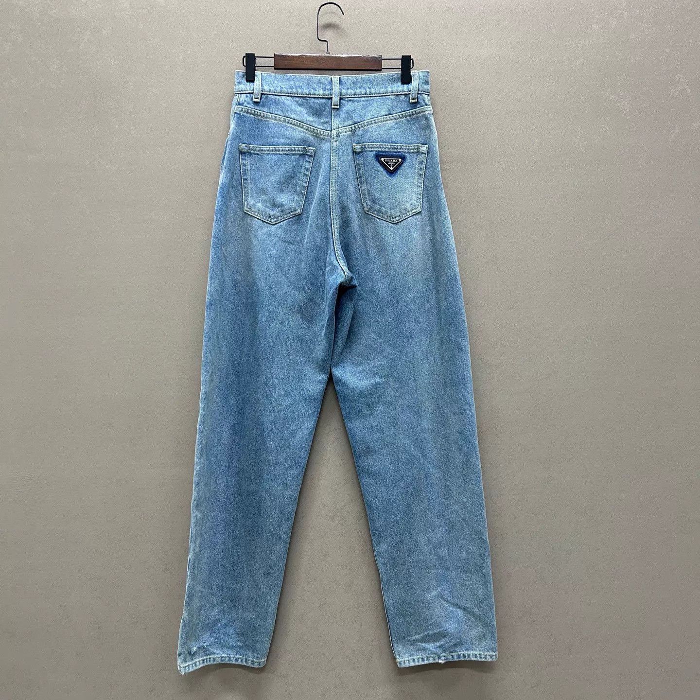 Prada Prada 99 New Light Blue Steel Tag Jeans 25 Size 25" / US 0 / IT 36 - 2 Thumbnail