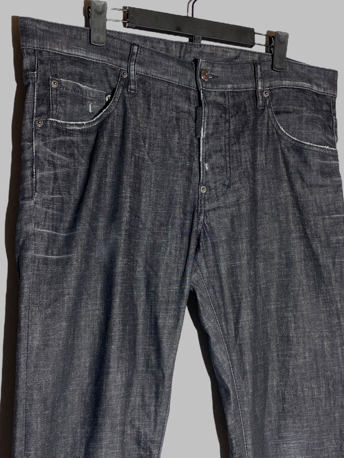 Dsquared2 🔥 DSQUARED2 SKATER JEANS BLACK ITALIAN DENIM Y2K VIBES Size US 34 / EU 50 - 14 Thumbnail