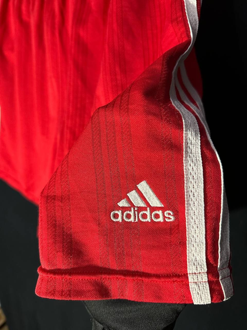 Adidas × Vintage Adidas Vintage Running Shorts Red White made in south africa Size US 32 / EU 48 - 2 Thumbnail
