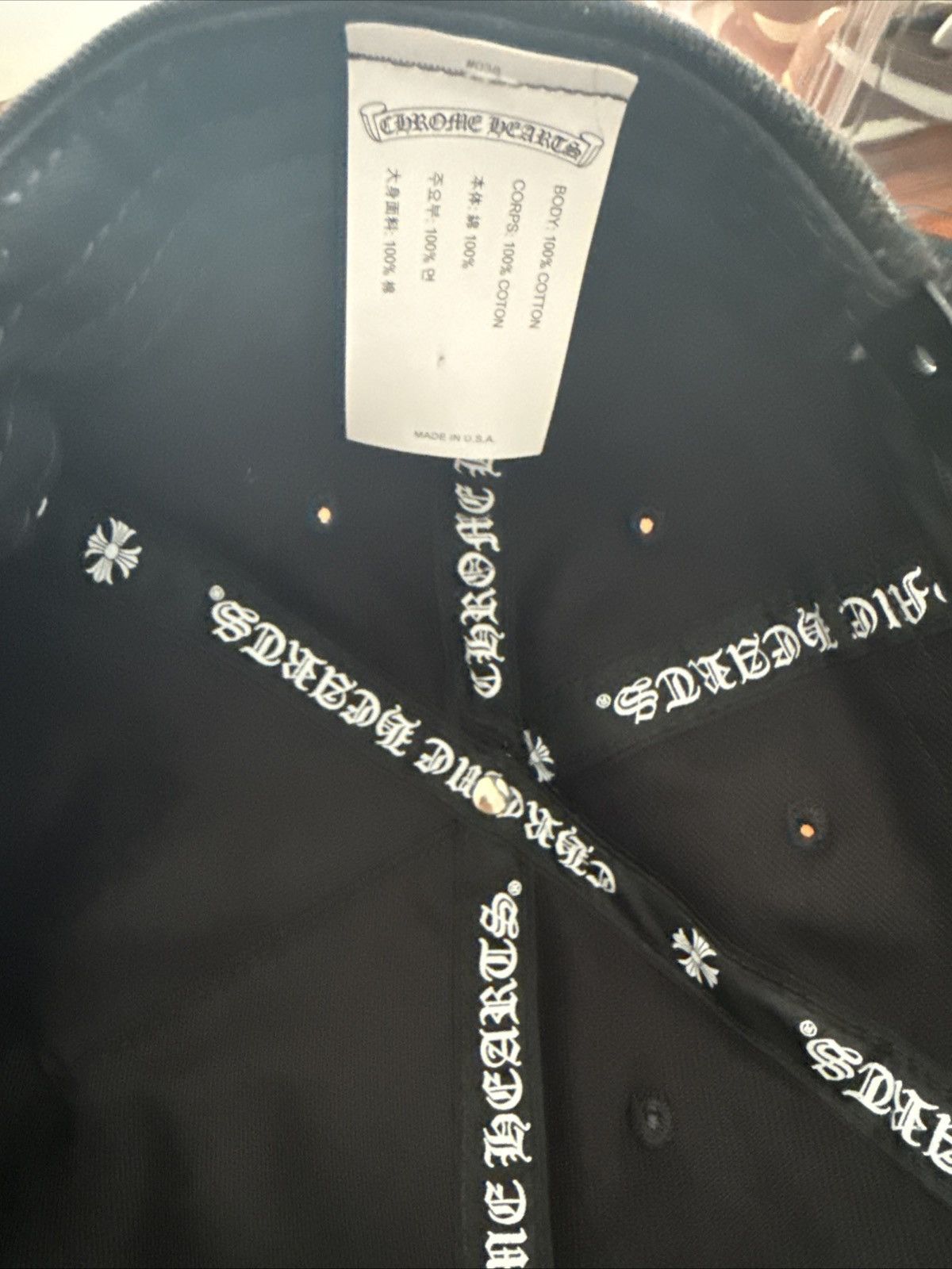 Chrome Hearts Chrome Hearts RS3 BaseBall Hat Size ONE SIZE - 8 Thumbnail