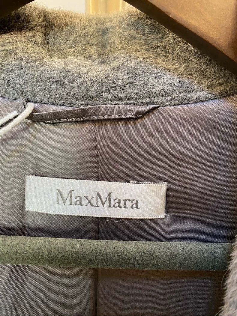 Max Mara Max Mara Cashmere Solid Grey Strap Coat Size S / US 4 / IT 40 - 5 Thumbnail