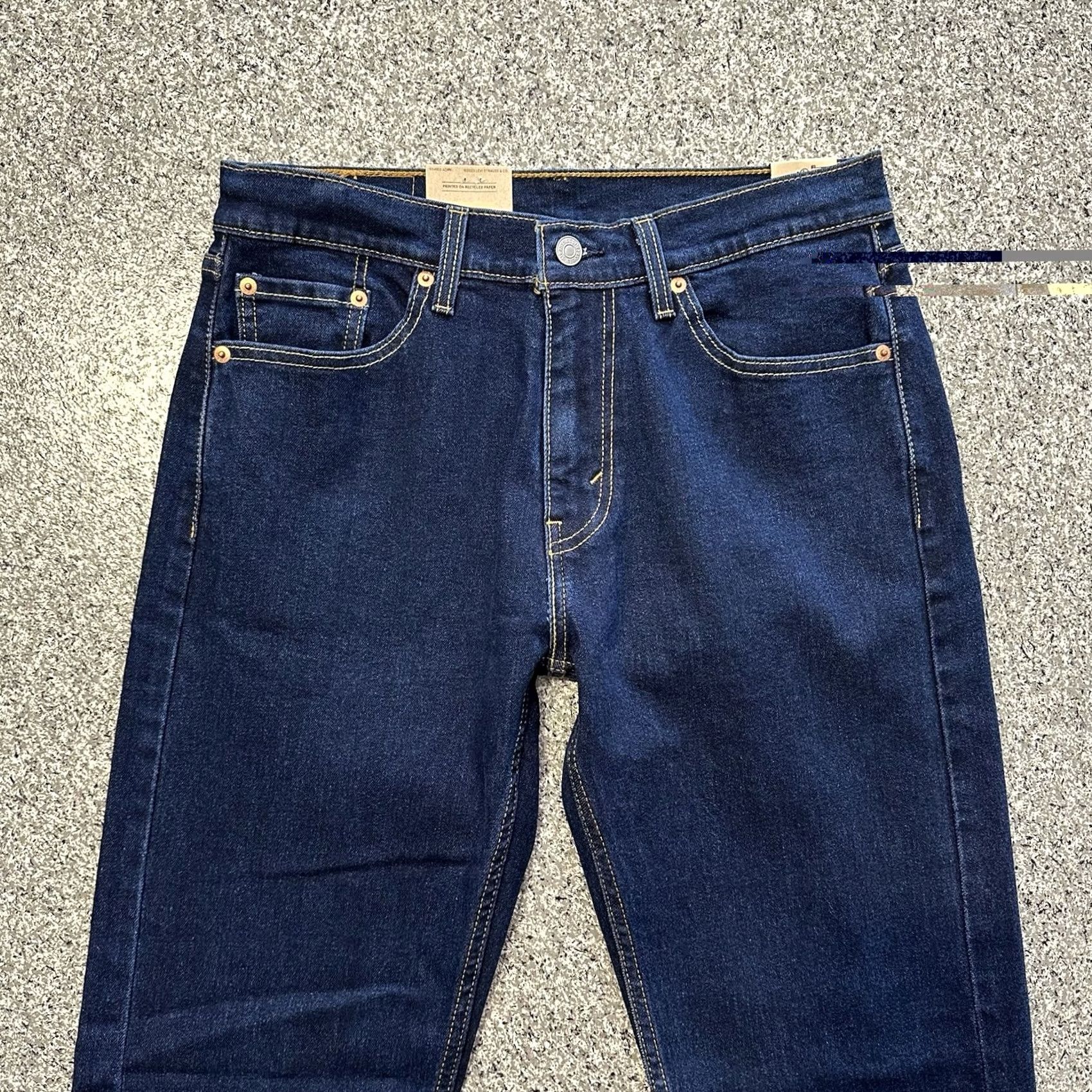 Levi's Levi's Jeans 505 Regular Straight Dark Wash 30x30 Mens Jeans Stretch Denim Blue Cotton Polyester Spandex 5-Pocket Mens Size US 30 / EU 46 - 2 Thumbnail