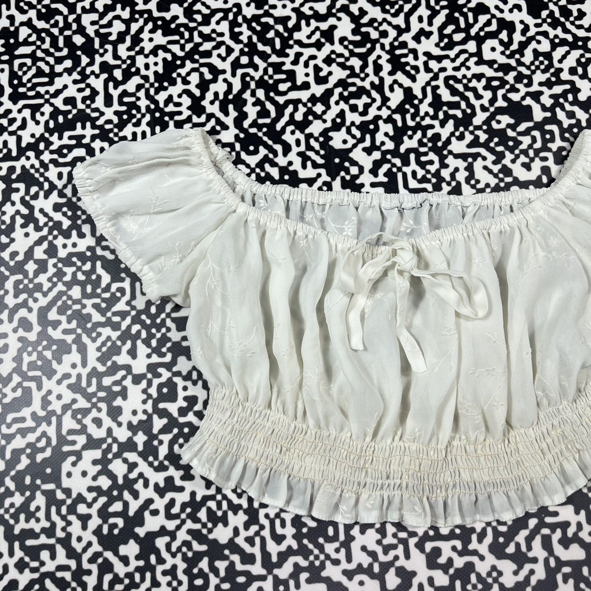Japanese Brand Vintage Y2K Japanese Floral Flower Print Retro Sexy T-shirt Size L / US 10 / IT 46 - 4 Thumbnail