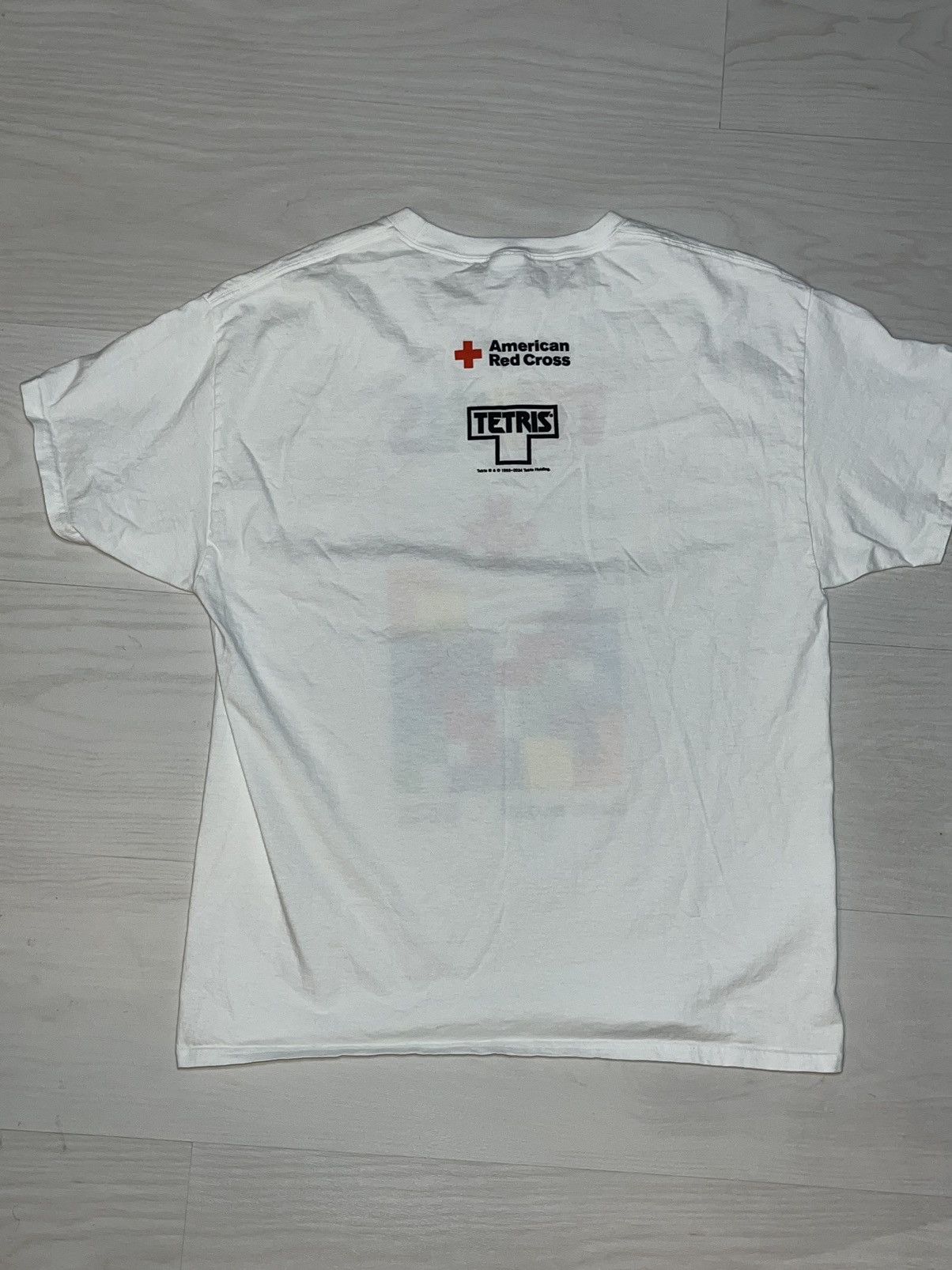 Hanes × The Game × Vintage TETRIS 40th Anniversary American Red Cross 2024 Give Blood Size US L / EU 52-54 / 3 - 4 Thumbnail