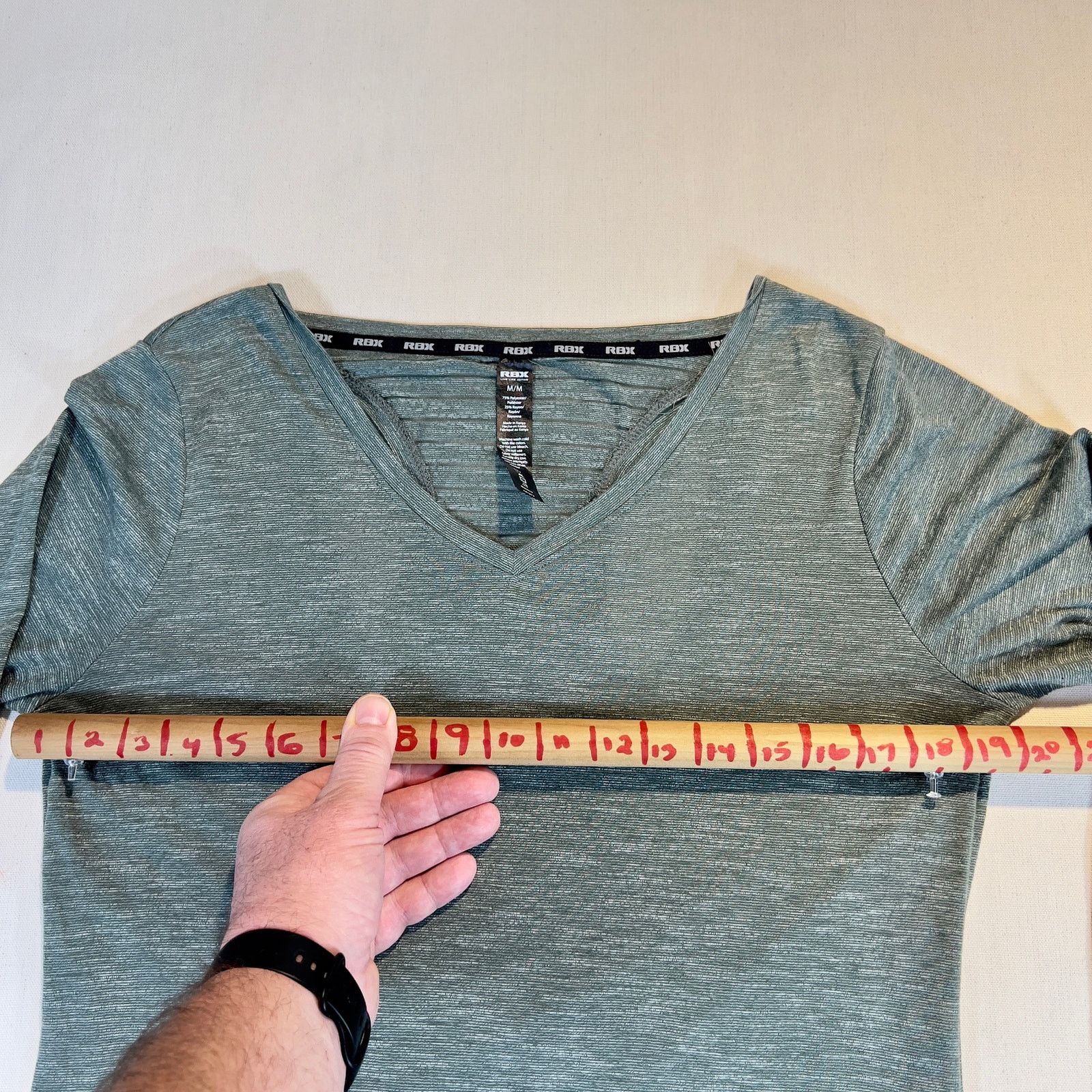 Other RBX Long Sleeve Racerback Workout Shirt Heathered Green Med Size M / US 6-8 / IT 42-44 - 8 Thumbnail