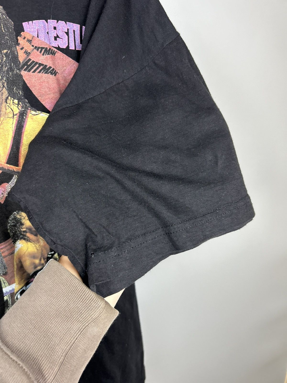 Band Tees × Vintage × WWE Vintage Bred Hart Hitman WWF WWE Tee Size US XL / EU 56 / 4 - 9 Thumbnail