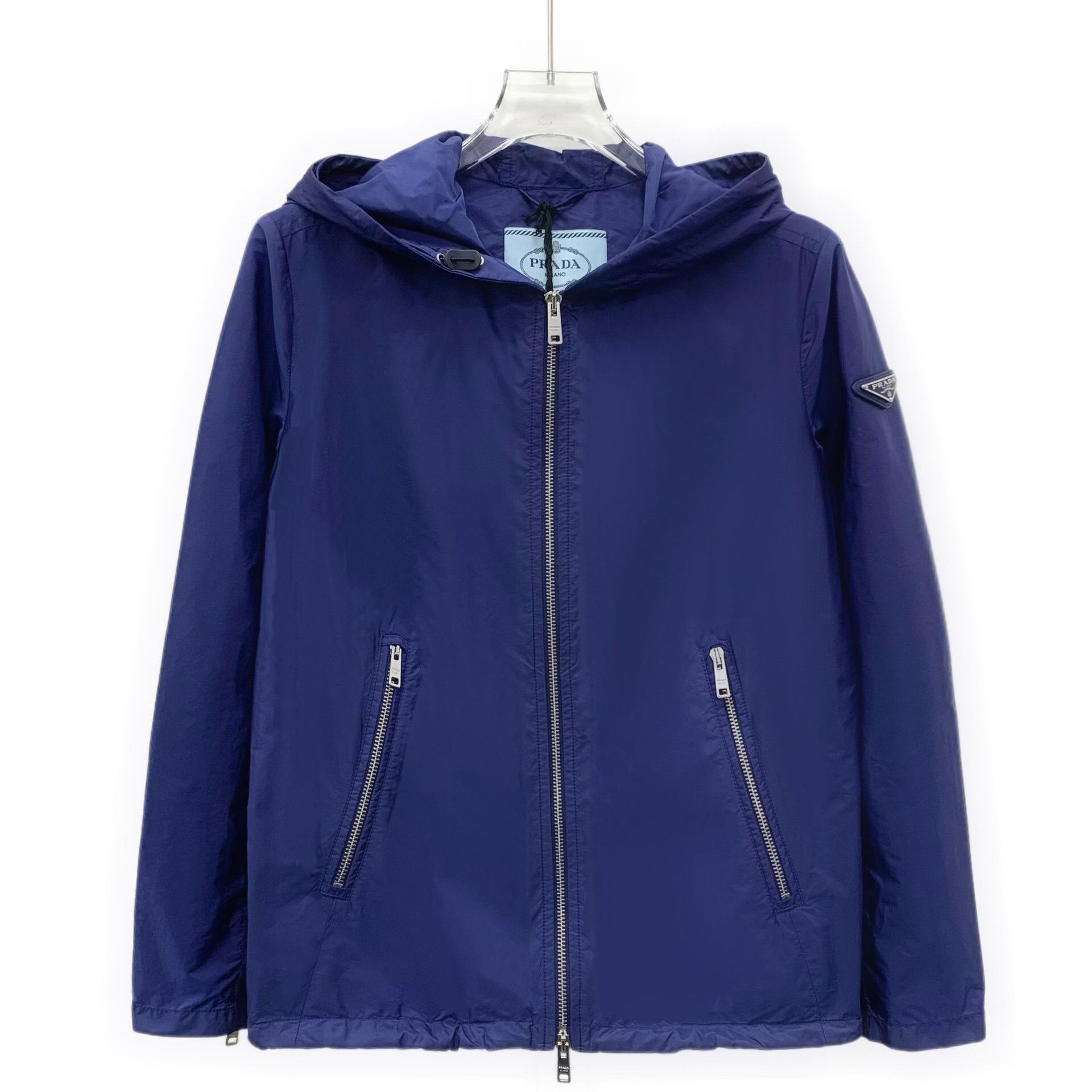 Prada Prada Triangle Logo Hooded Zip Jacket IT 38 Size XS / US 0-2 / IT 36-38 - 1 Thumbnail