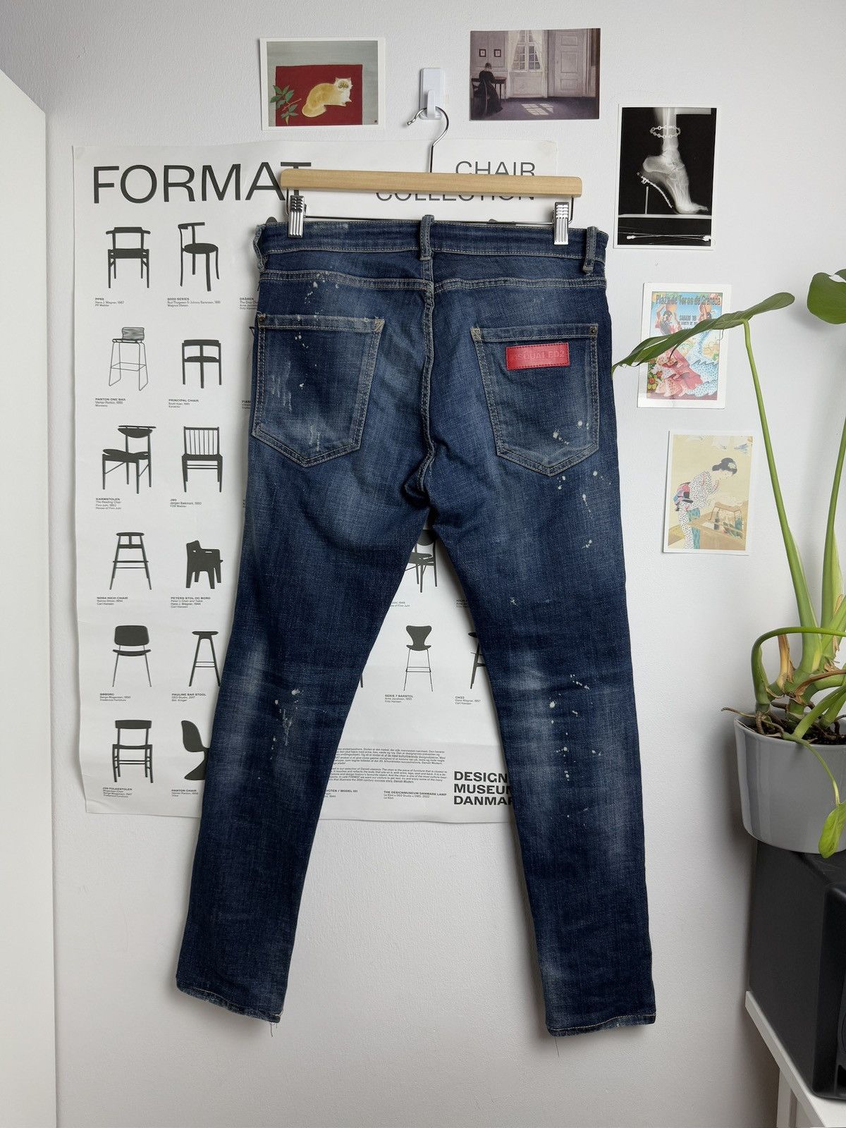Designer × Dsquared2 Dsquared2 paint splash denim jeans pants 46 designer luxury Size US 30 / EU 46 - 2 Thumbnail
