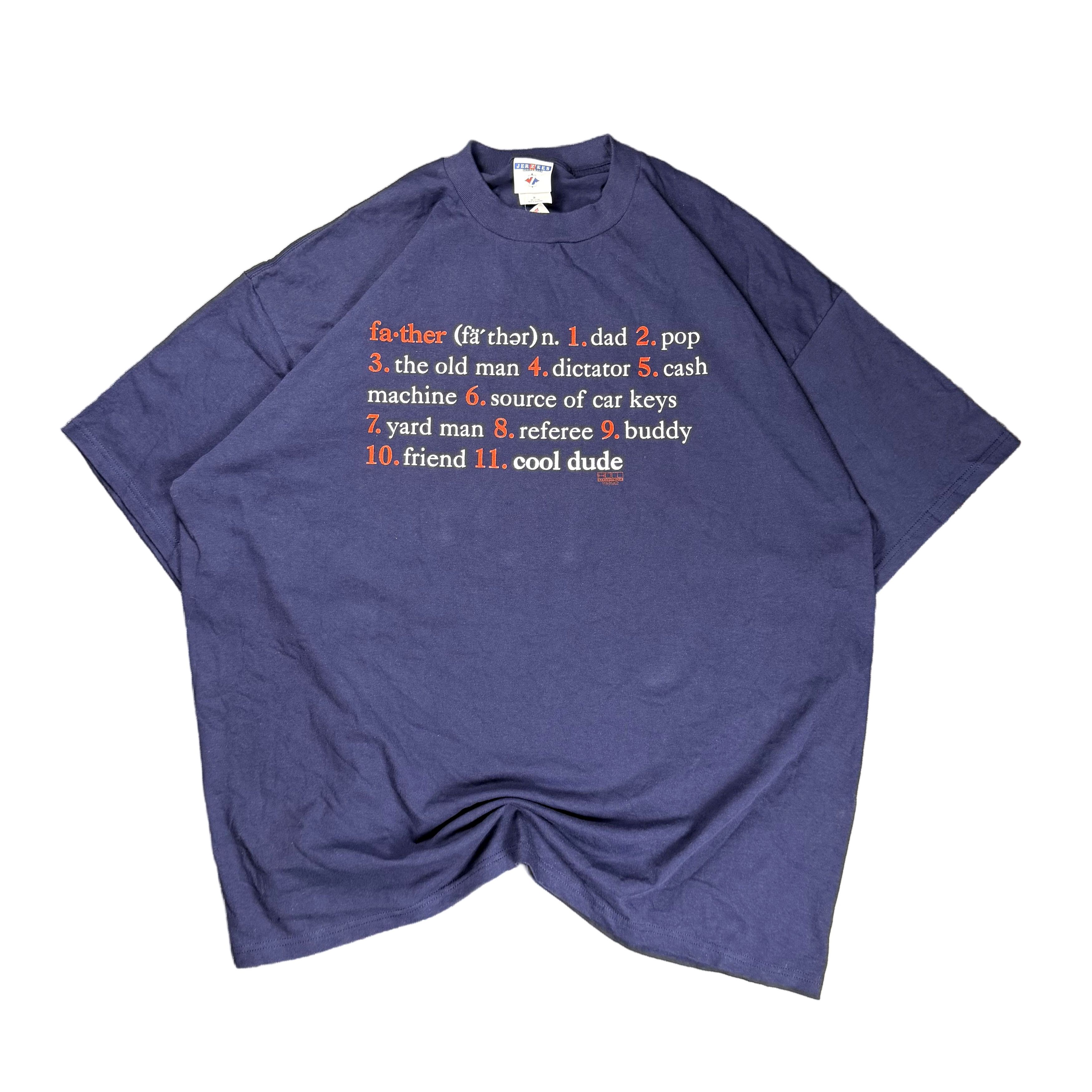Jerzees Vintage 90s Jerzees Dad Graphic T-Shirt Navy 2XL Size US XXL / EU 58 / 5 - 1 Thumbnail