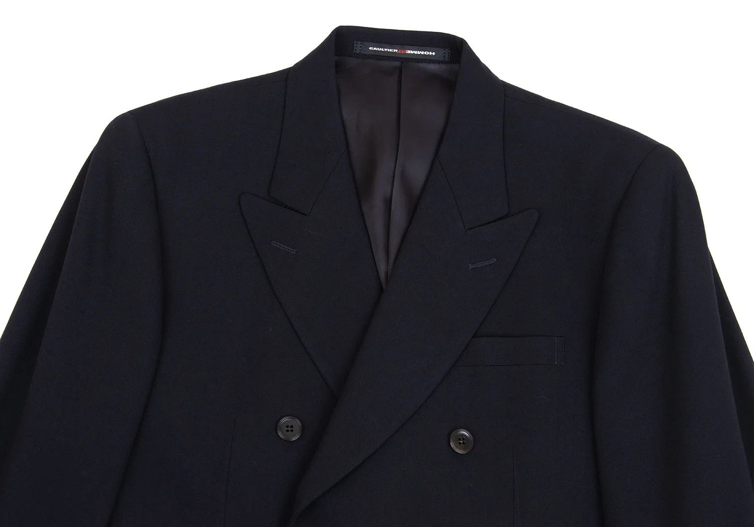 Jean Paul Gaultier Double-Breasted Wool-Blend Jacket in Navy, Size 44M Size US S / EU 44-46 / 1 - 2 Thumbnail