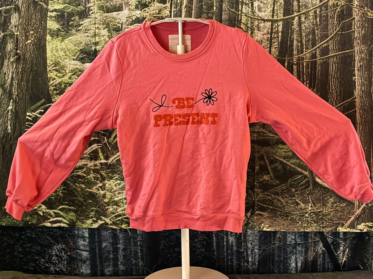 Other ban.do “Be Present” Pink Sweatshirt – Size S Size S / US 4 / IT 40 - 2 Thumbnail