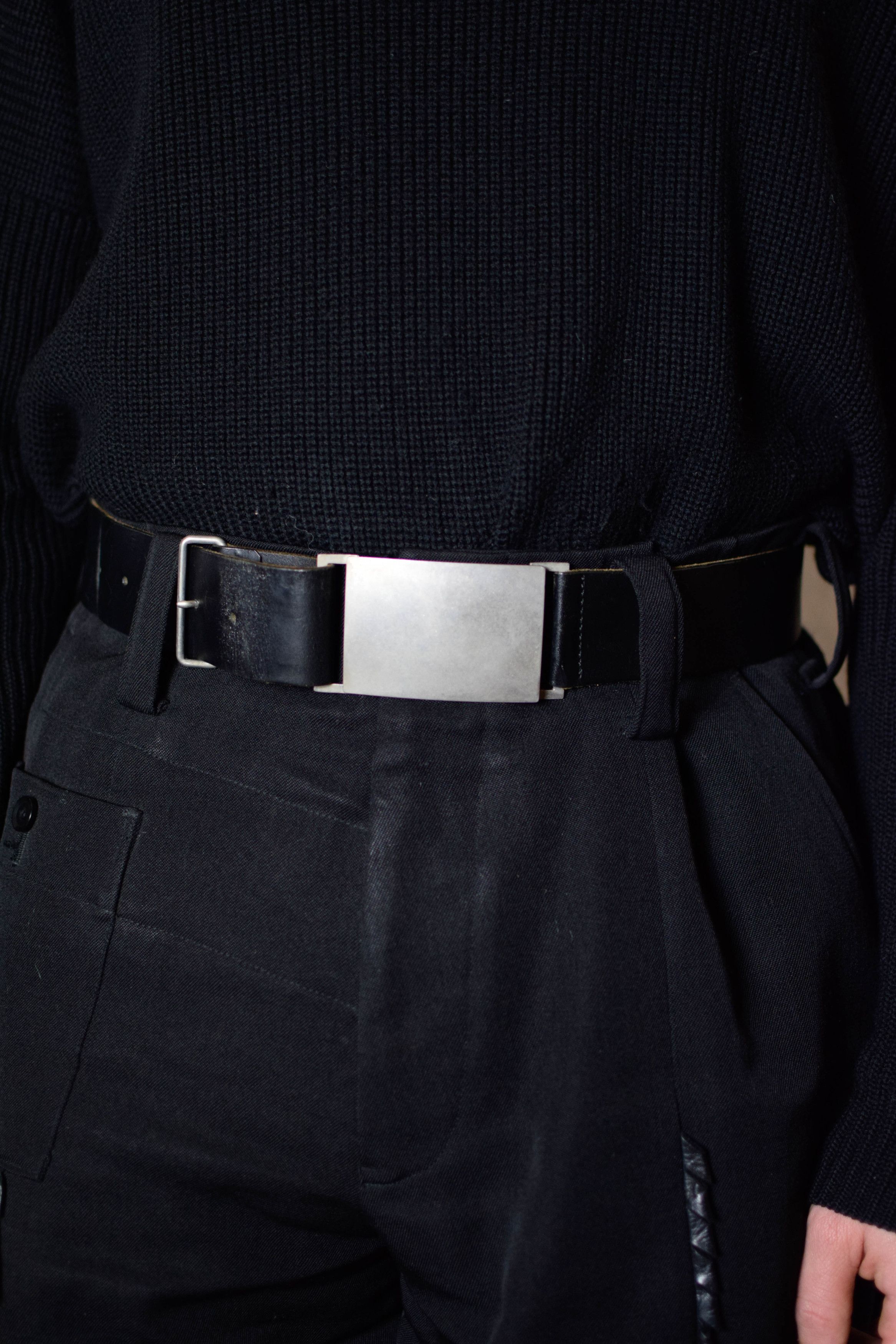 Yohji Yamamoto YYPH SS08 Metal Plate Belt - HM-F05-713 Size ONE SIZE - 3 Thumbnail