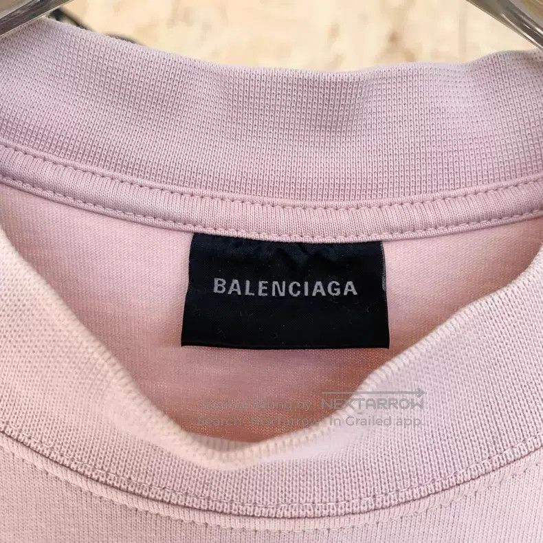 Balenciaga Balenciaga Logo Printed Round Neck Short Sleeve T-Shirt Size US S / EU 44-46 / 1 - 2 Thumbnail