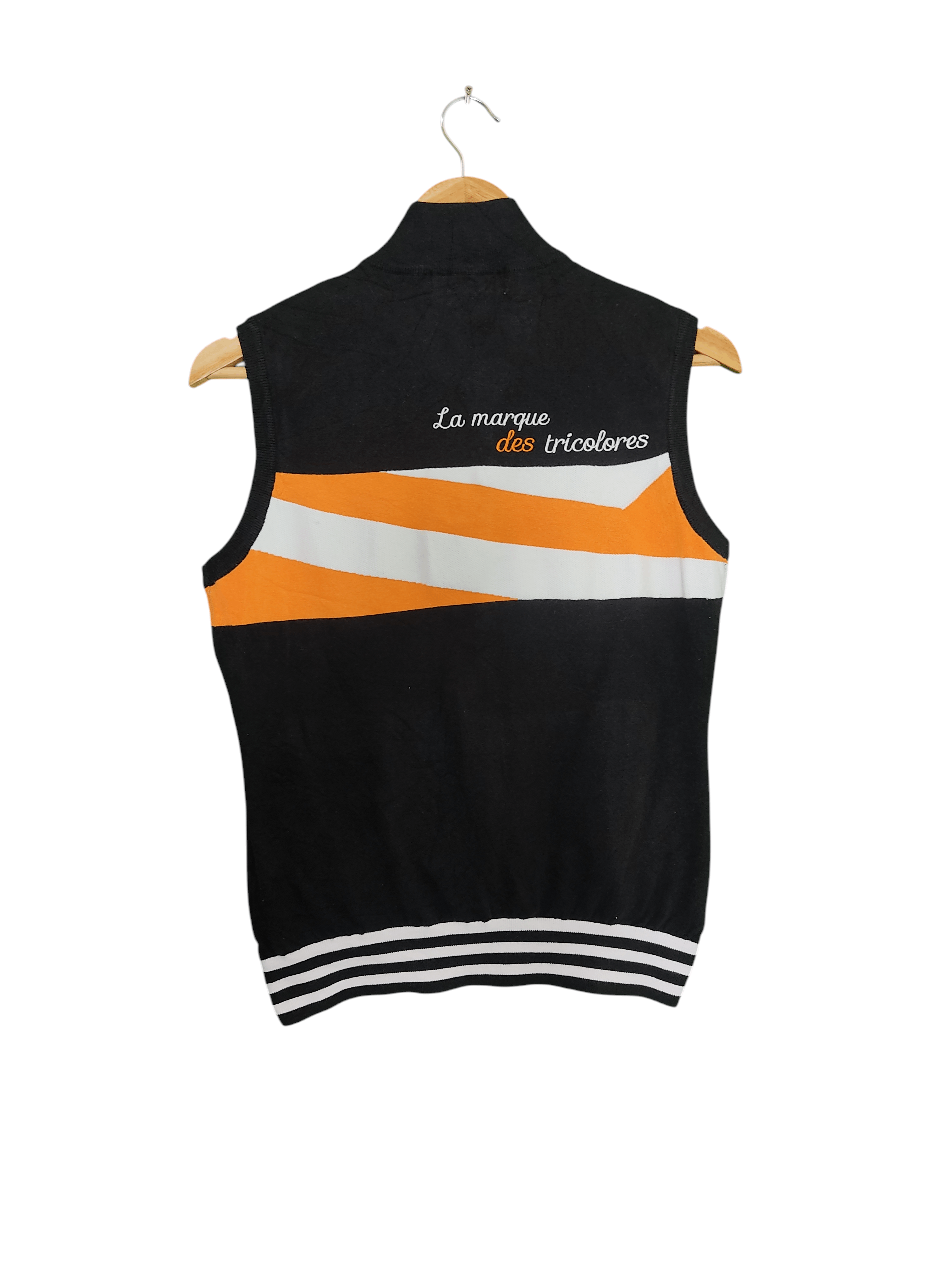 Le Coq Sportif Le Coq Sportif Golf Collection Black / Orange Woman Vest Size L / US 10 / IT 46 - 4 Thumbnail