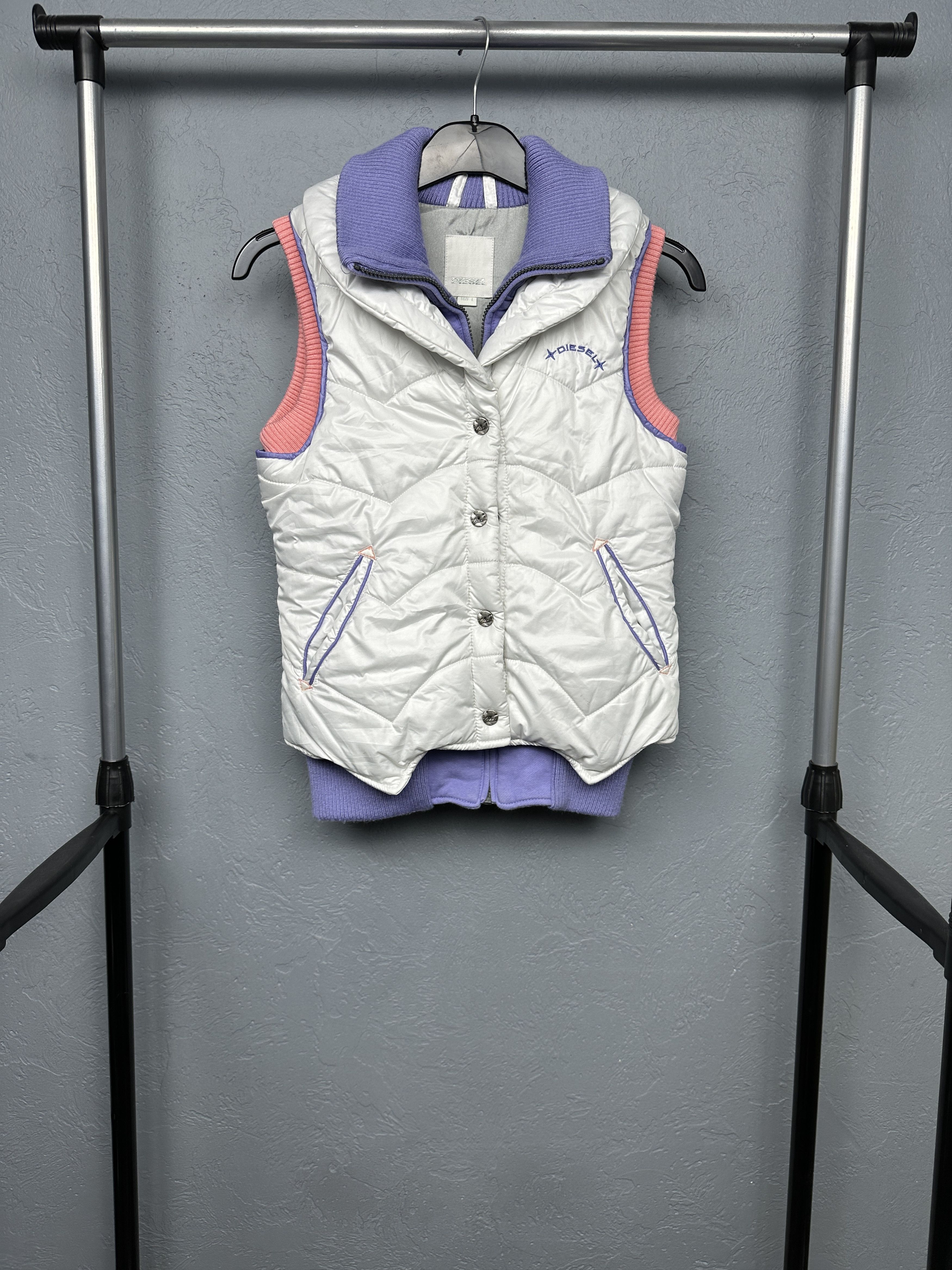 Diesel Diesel Vintage Womens Puffer Vest Size XS / US 0-2 / IT 36-38 - 1 Thumbnail
