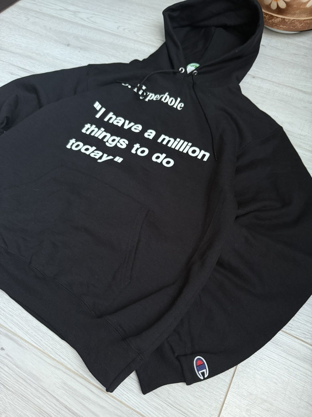 Champion × Virgil Abloh Virgil Abloh X Champions Hoodie Hyperbole I have millions Size US M / EU 48-50 / 2 - 2 Thumbnail