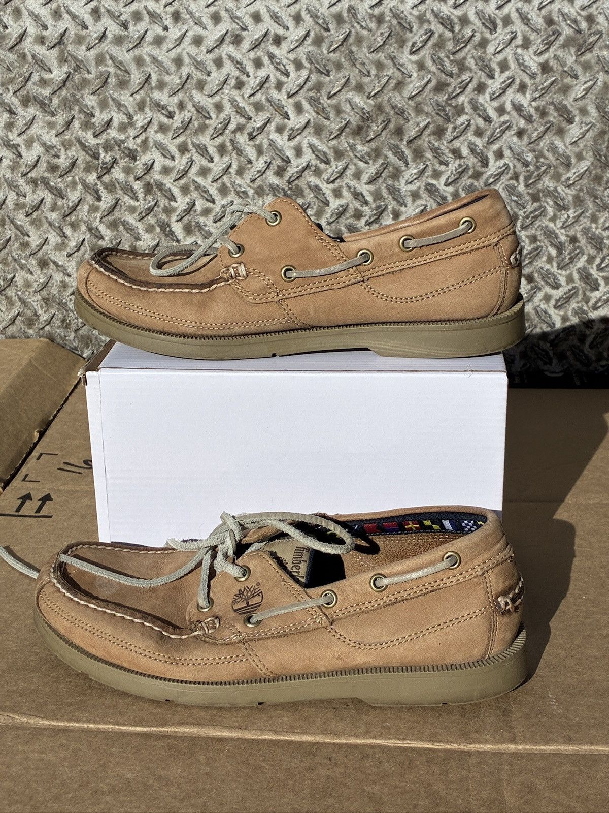 Timberland Timberland Boat Shoes Mens Size 7 Earthkeepers Leather Brown Size US 7 / EU 40 - 2 Thumbnail