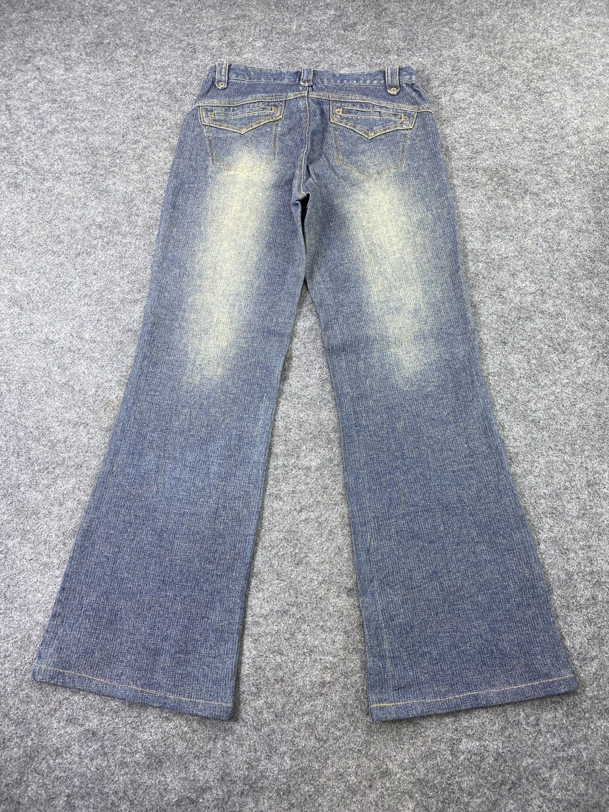 Japanese Brand × Jean Japanese Brand Third Gear bootcut Wash Jeans - J1036 Size US 28 / EU 44 - 5 Thumbnail