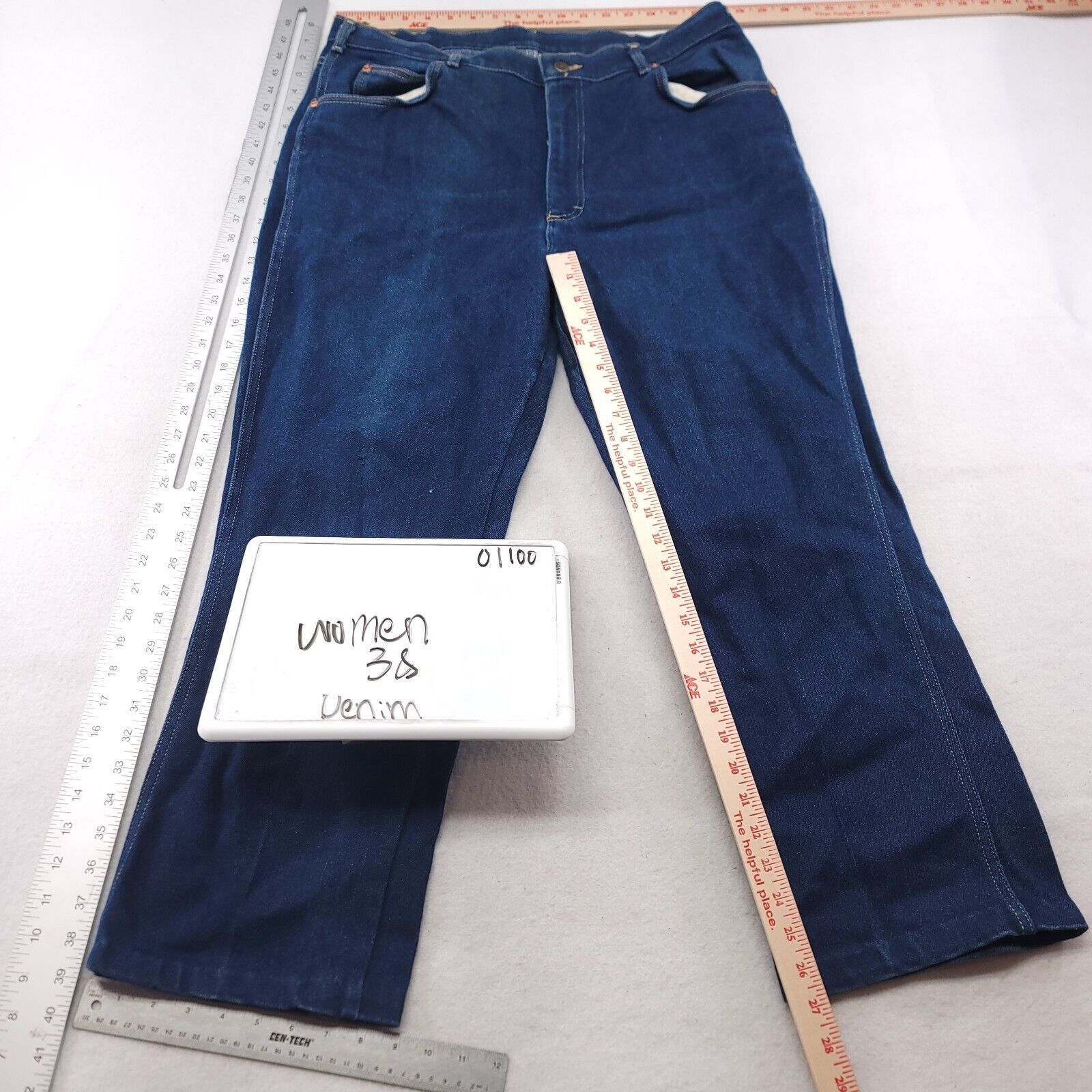 Lee Lee Casual Button Zip Medium Wash Jeans Womens Size 38 Blue Size 34" / US 12 / IT 48 - 4 Thumbnail