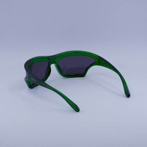 Loewe Loewe LW40143U 98A Sunglasses Transparent Dark Green Shield Size ONE SIZE - 4 Thumbnail