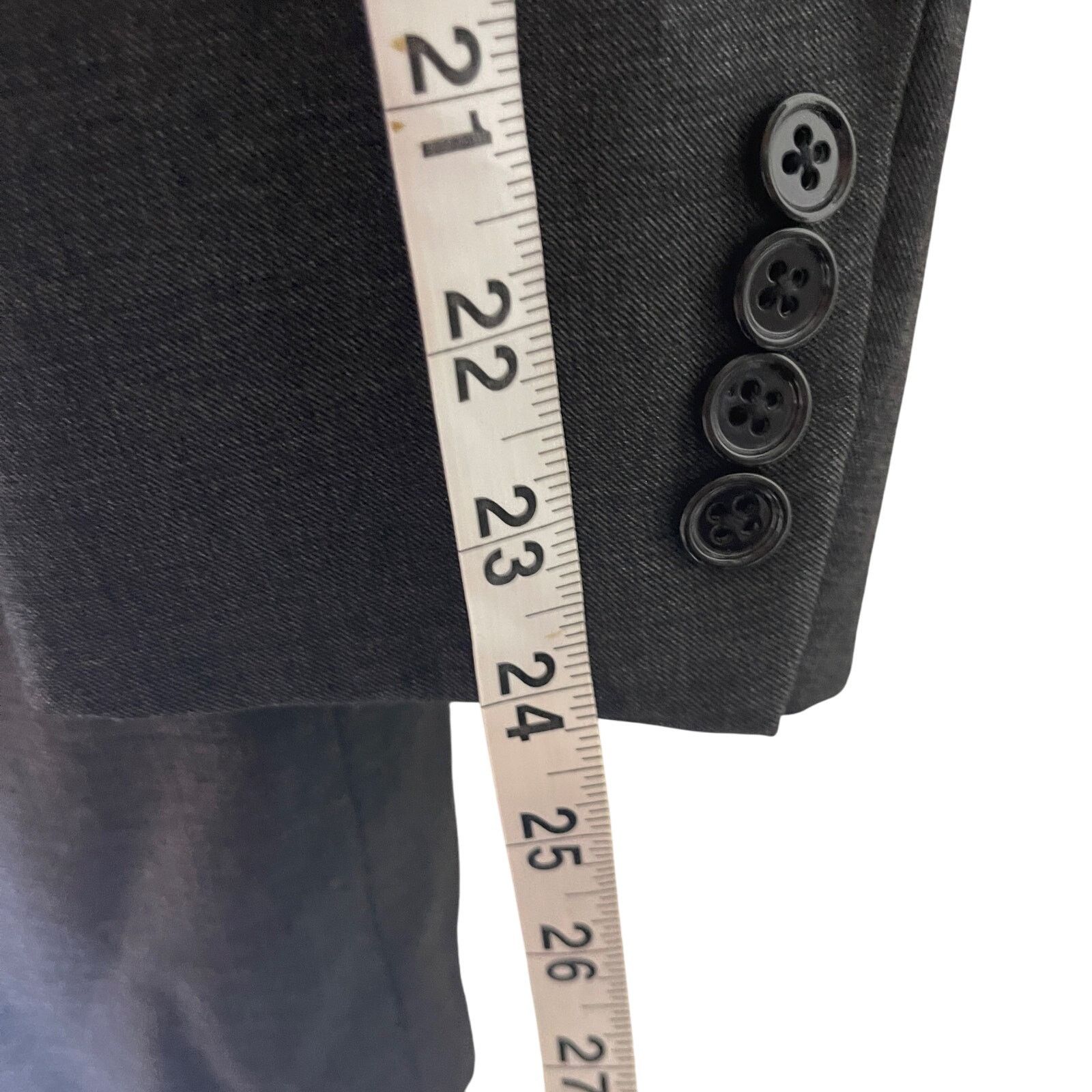 Ralph Lauren Purple Label grey 100% wool Blazer 46R