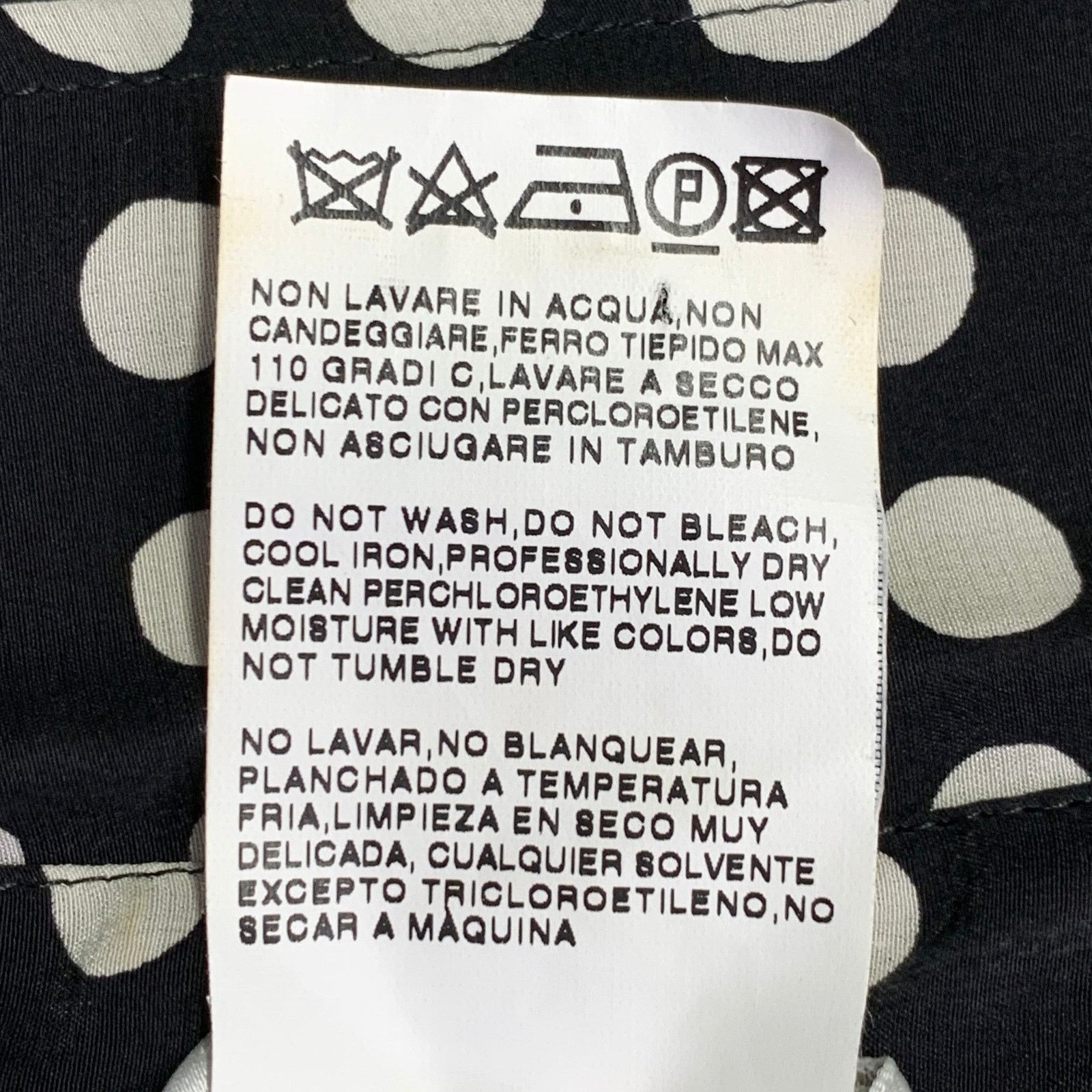 Max Mara MAX MARA Size 4 Black White Silk Polka Dot Wrap Dress Size S / US 4 / IT 40 - 6 Thumbnail