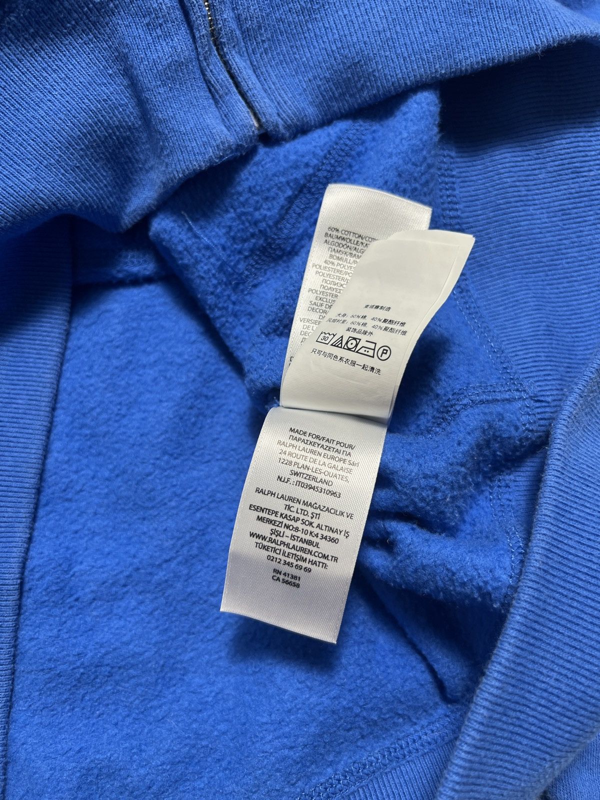 Polo Ralph Lauren Vintage Polo Ralph Lauren Zip Up Hoodie Size US S / EU 44-46 / 1 - 10 Thumbnail