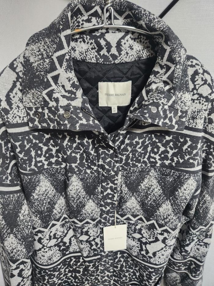 Balmain PIERRE BALMAIN 패턴 믹스 누빔 자켓 Size S / US 4 / IT 40 - 3 Thumbnail