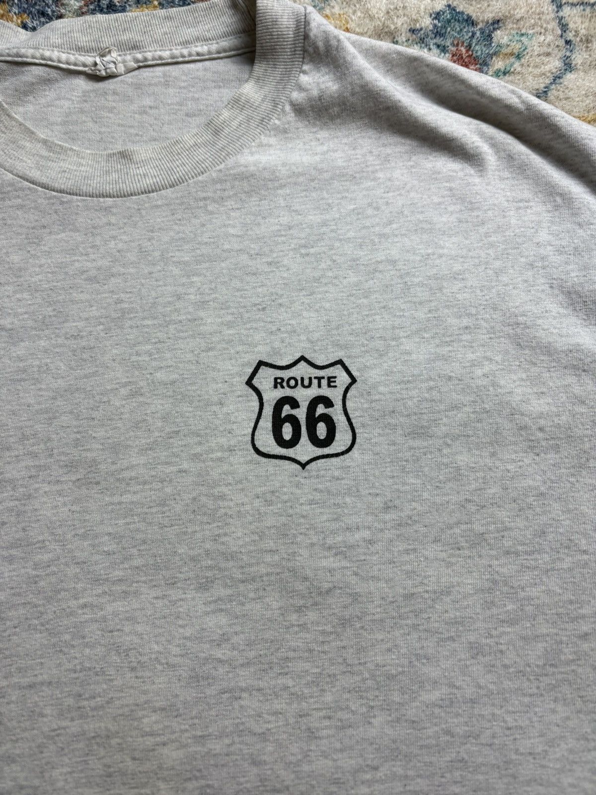 Vintage Vintage Route 66 Alcohol Tobacco Firearms Humour T-shirt Size US L / EU 52-54 / 3 - 4 Thumbnail