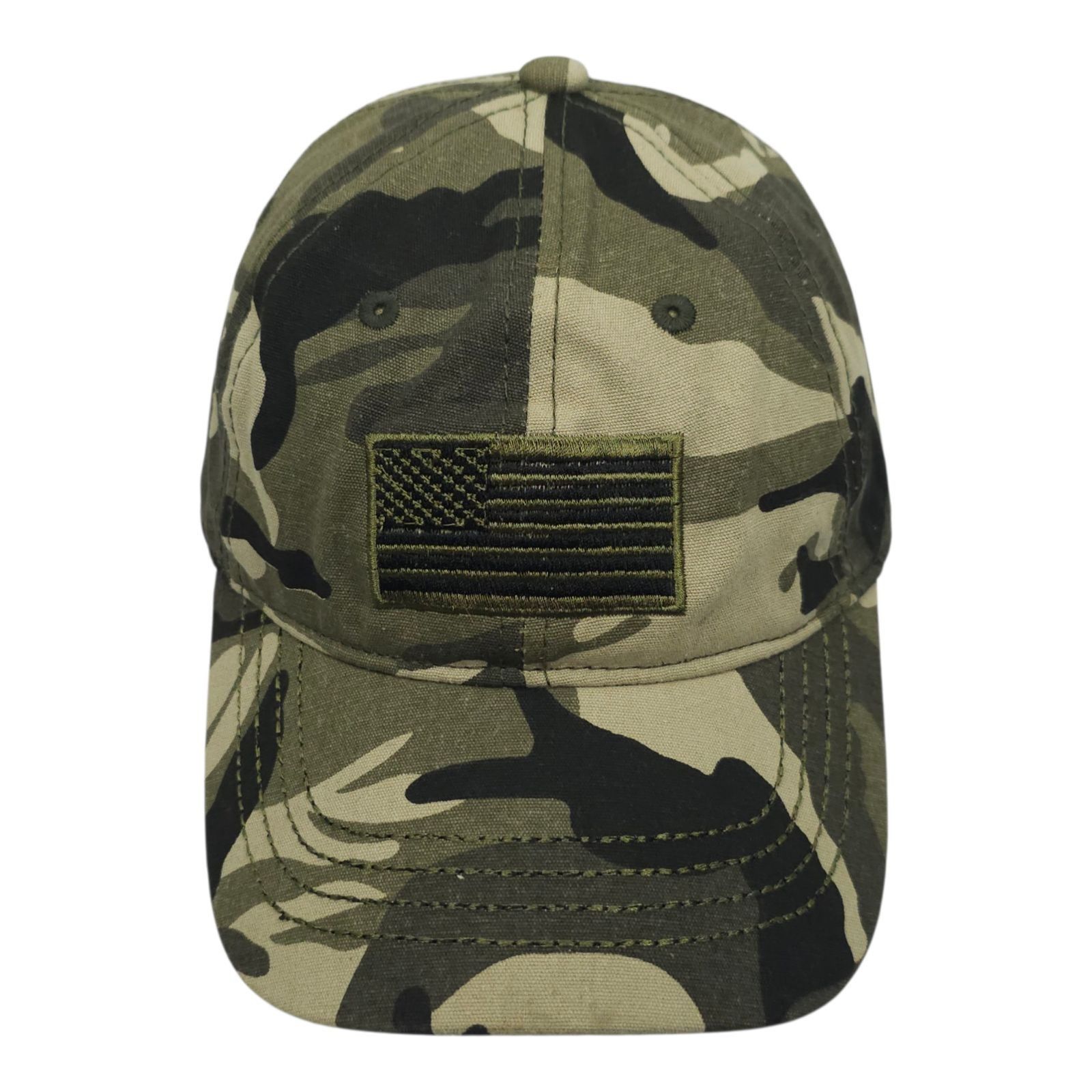 Other US Flag Patch Camo Trucker Hat OSFM Cap Streetwear Tactical Size ONE SIZE - 1 Thumbnail
