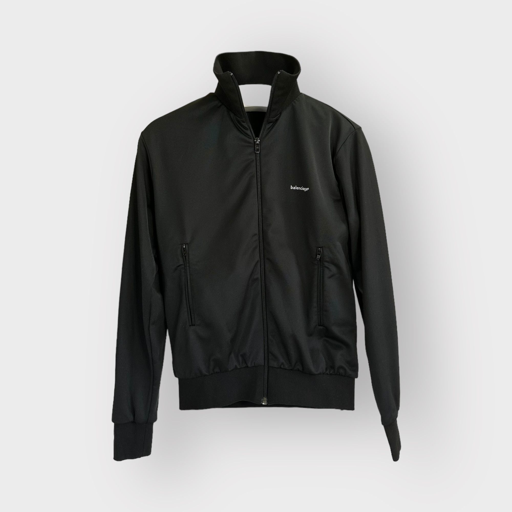 Balenciaga Balenciaga Cropped Sweatshirt Tracksuit Black Small Logo Size S / US 4 / IT 40 - 1 Thumbnail