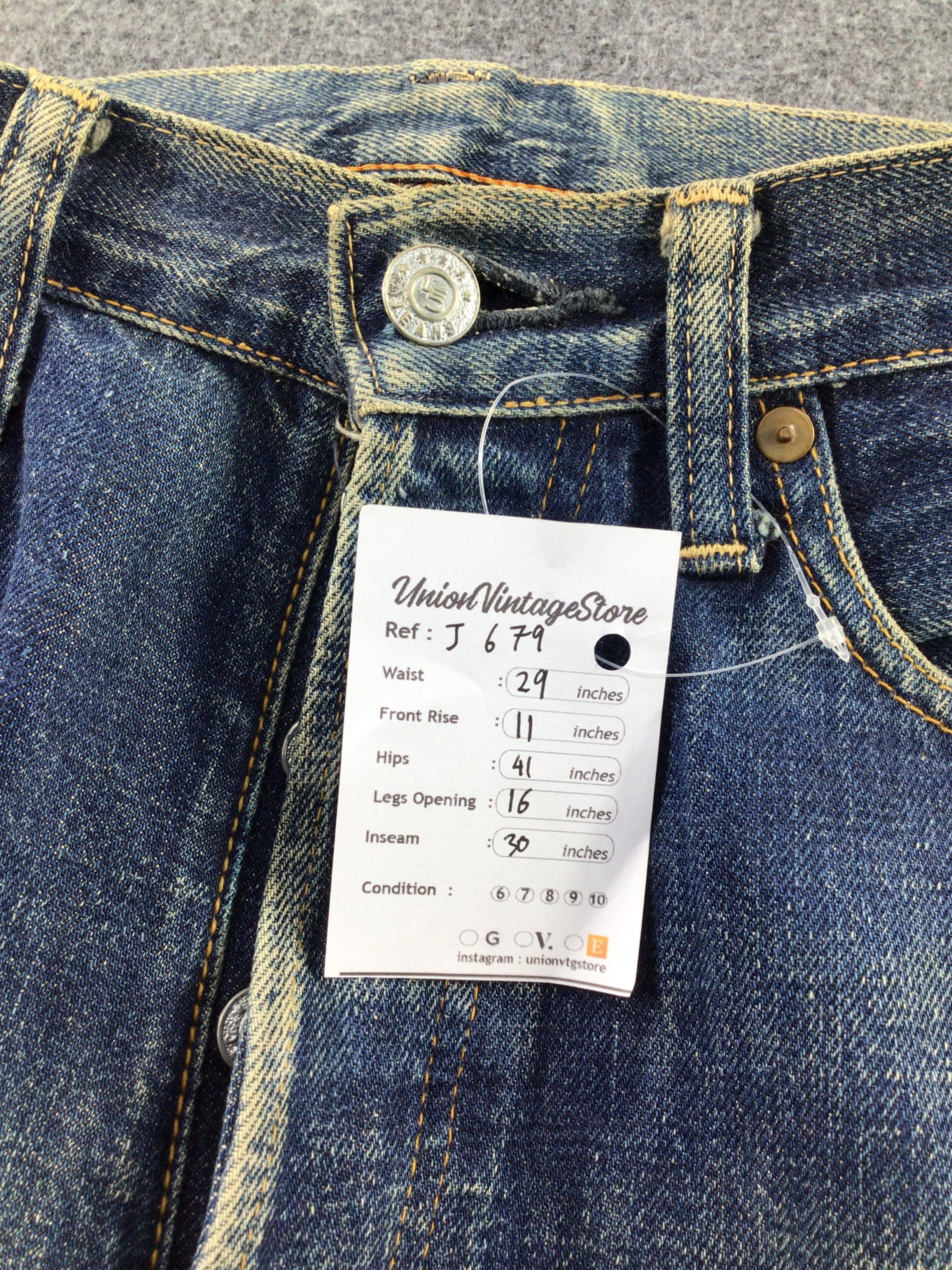 Vintage Vintage Japanese L5 Redline Jeans-J679 Size US 29 - 13 Thumbnail