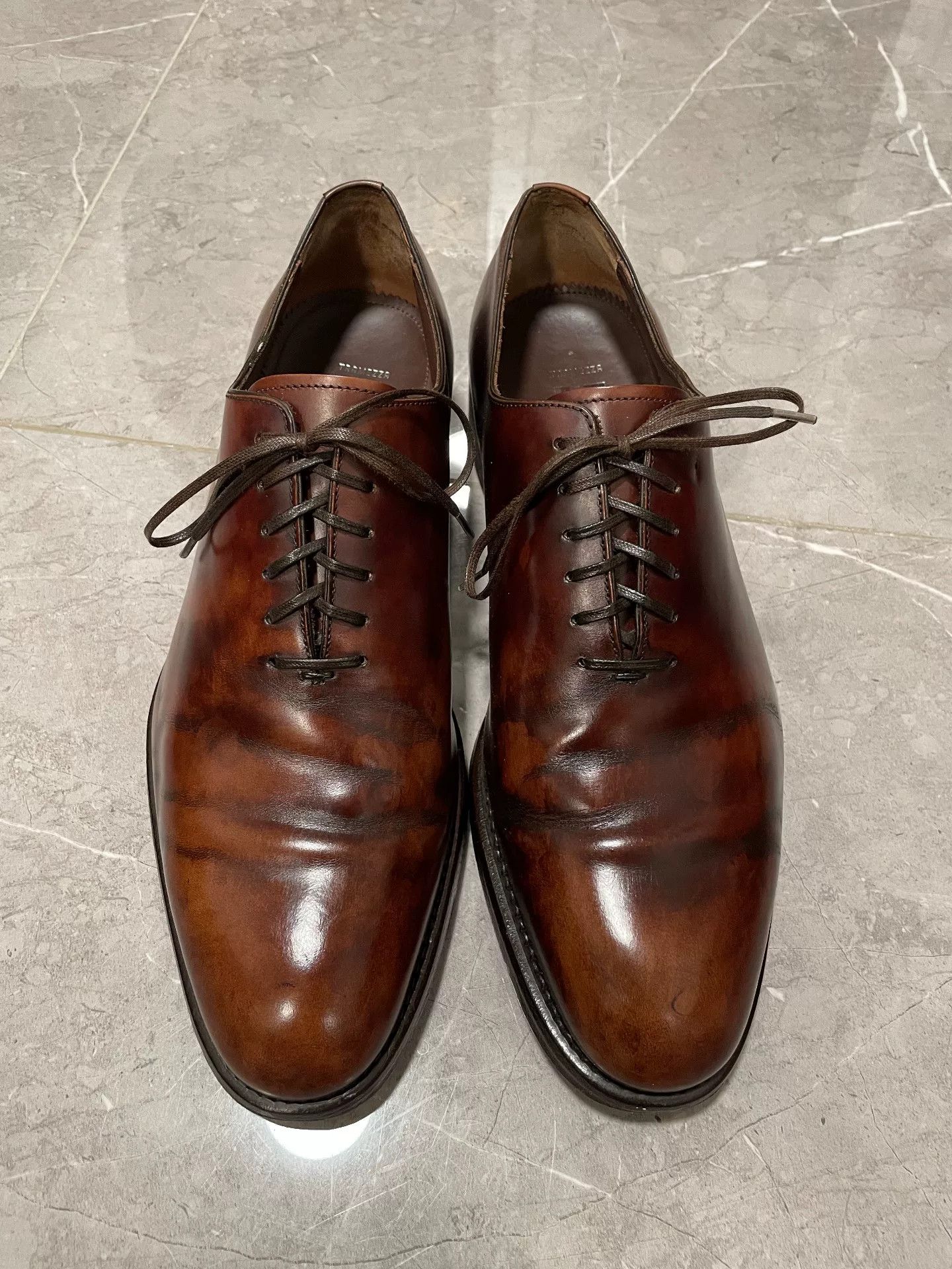 Salvatore Ferragamo Ferragamo Tramezza Men's Leather Shoes Size US 8.5 / EU 41-42 - 1 Thumbnail