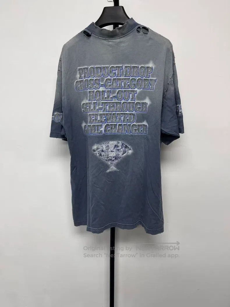 Balenciaga Balenciaga Letter printed round neck short-sleeve T-shirt, Size US XS / EU 42 / 0 - 2 Thumbnail