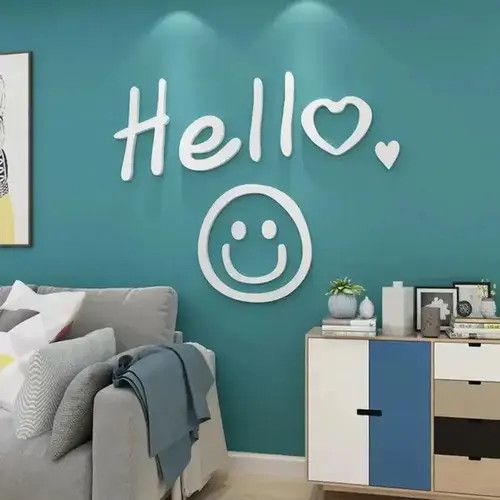 Designer Acrylic Wall Stickers Size ONE SIZE - 4 Thumbnail