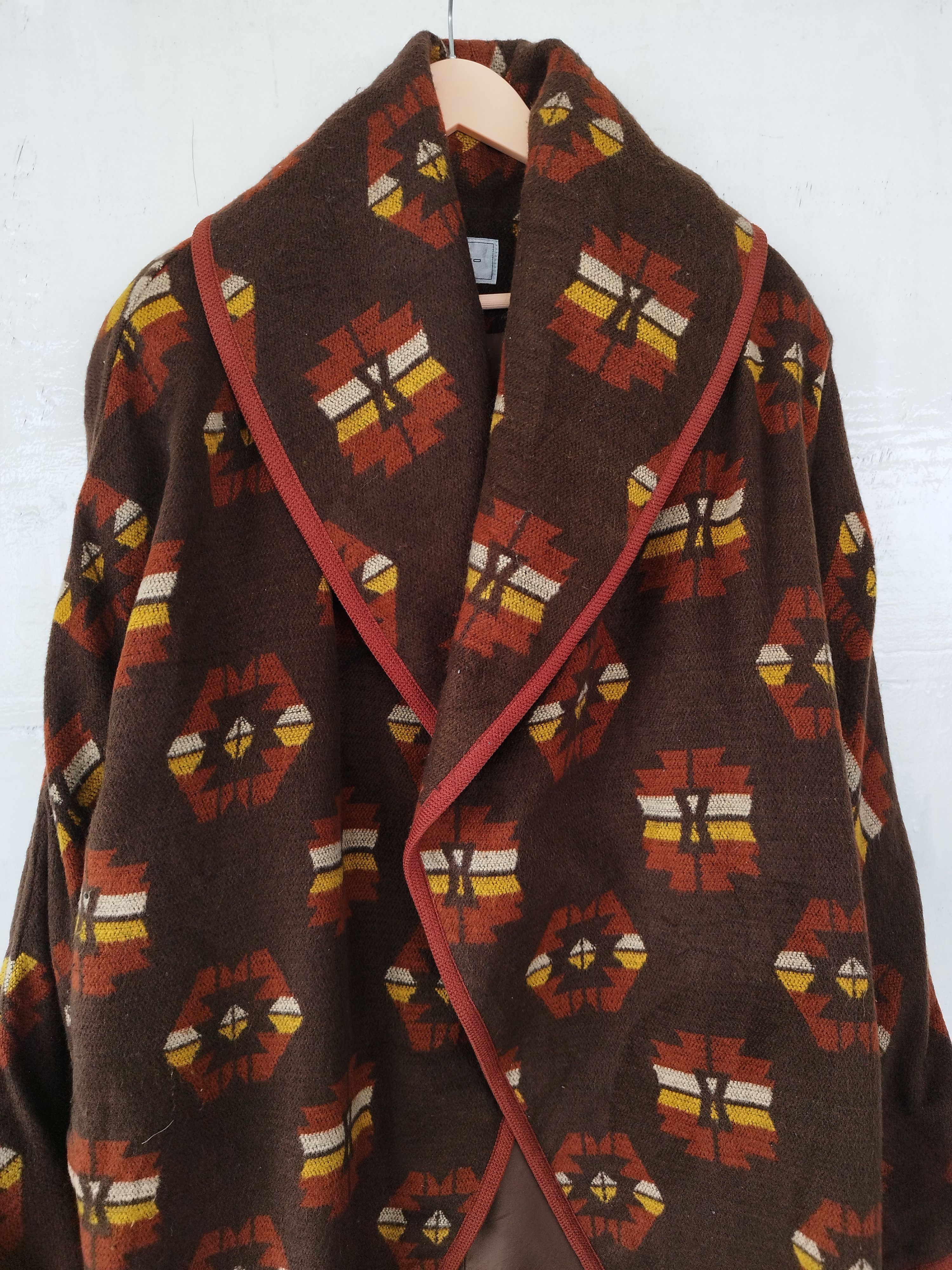 Japanese Brand Navajo native overcoat Size US XL / EU 56 / 4 - 3 Thumbnail