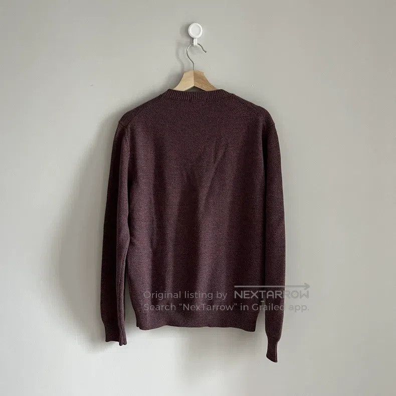Raf Simons Raf simons Berry-coloured English sweater Size US S / EU 44-46 / 1 - 3 Thumbnail