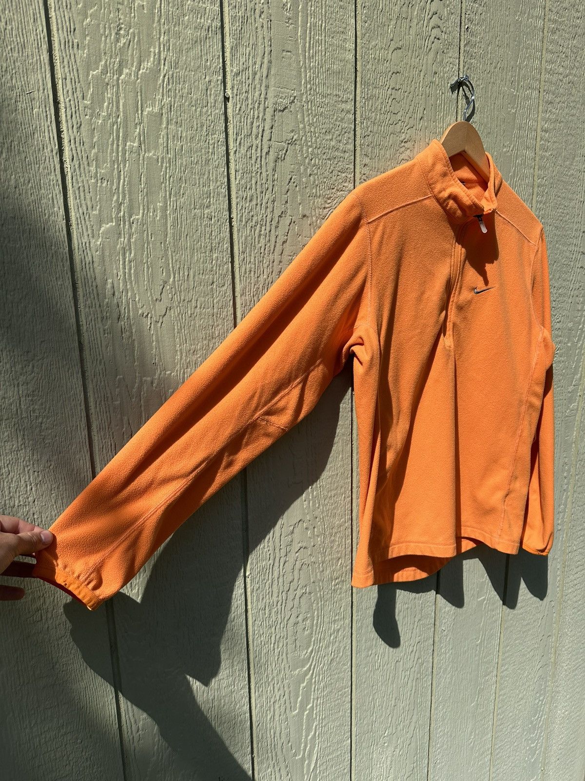 Nike × Nike ACG 90s Vintage Nike Half Zip Orange Fleece Light Jacket Size US S / EU 44-46 / 1 - 3 Thumbnail