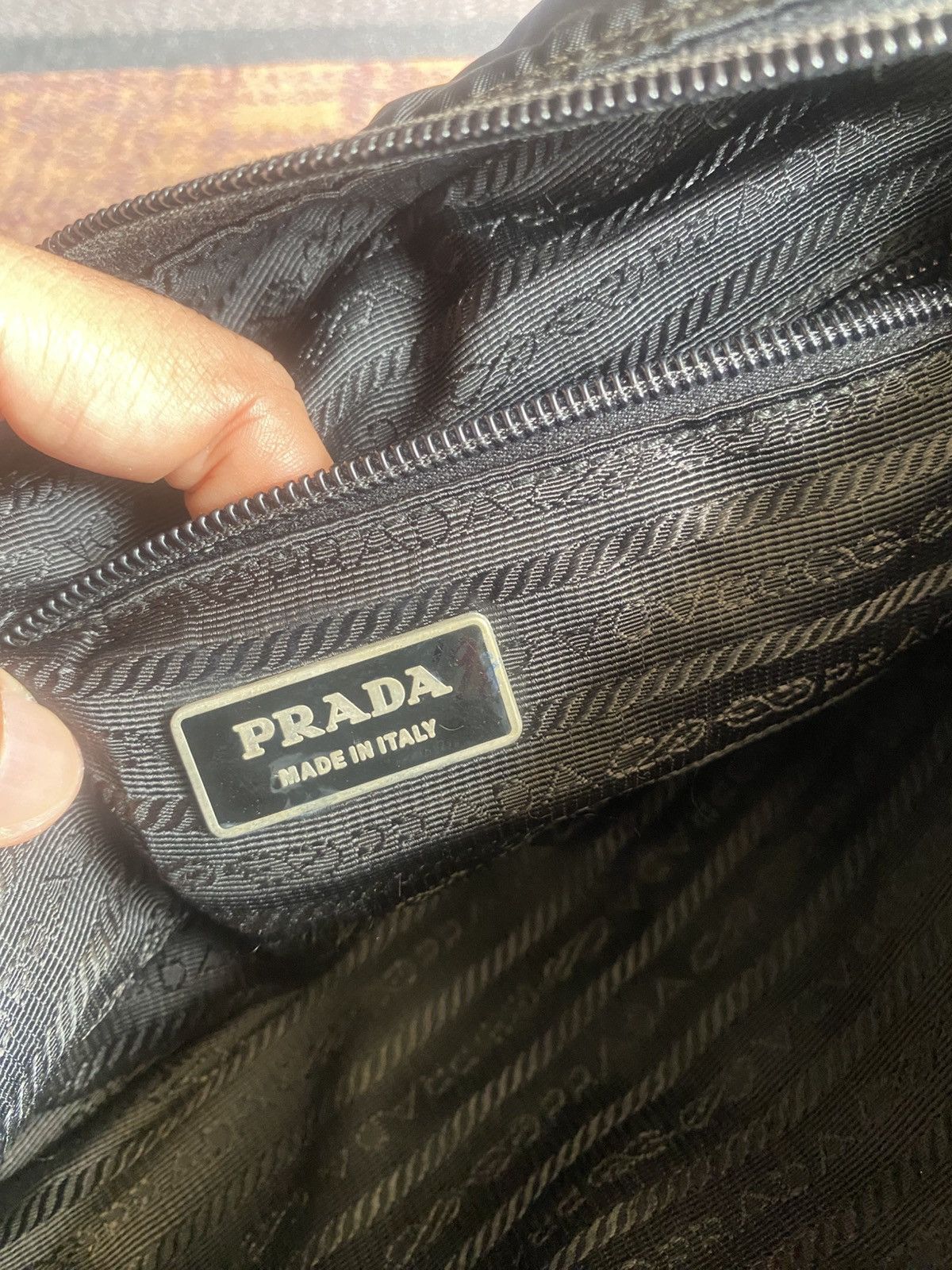 Prada Authentic Prada Tessuto Nyalon Sling Bag Size ONE SIZE - 16 Thumbnail